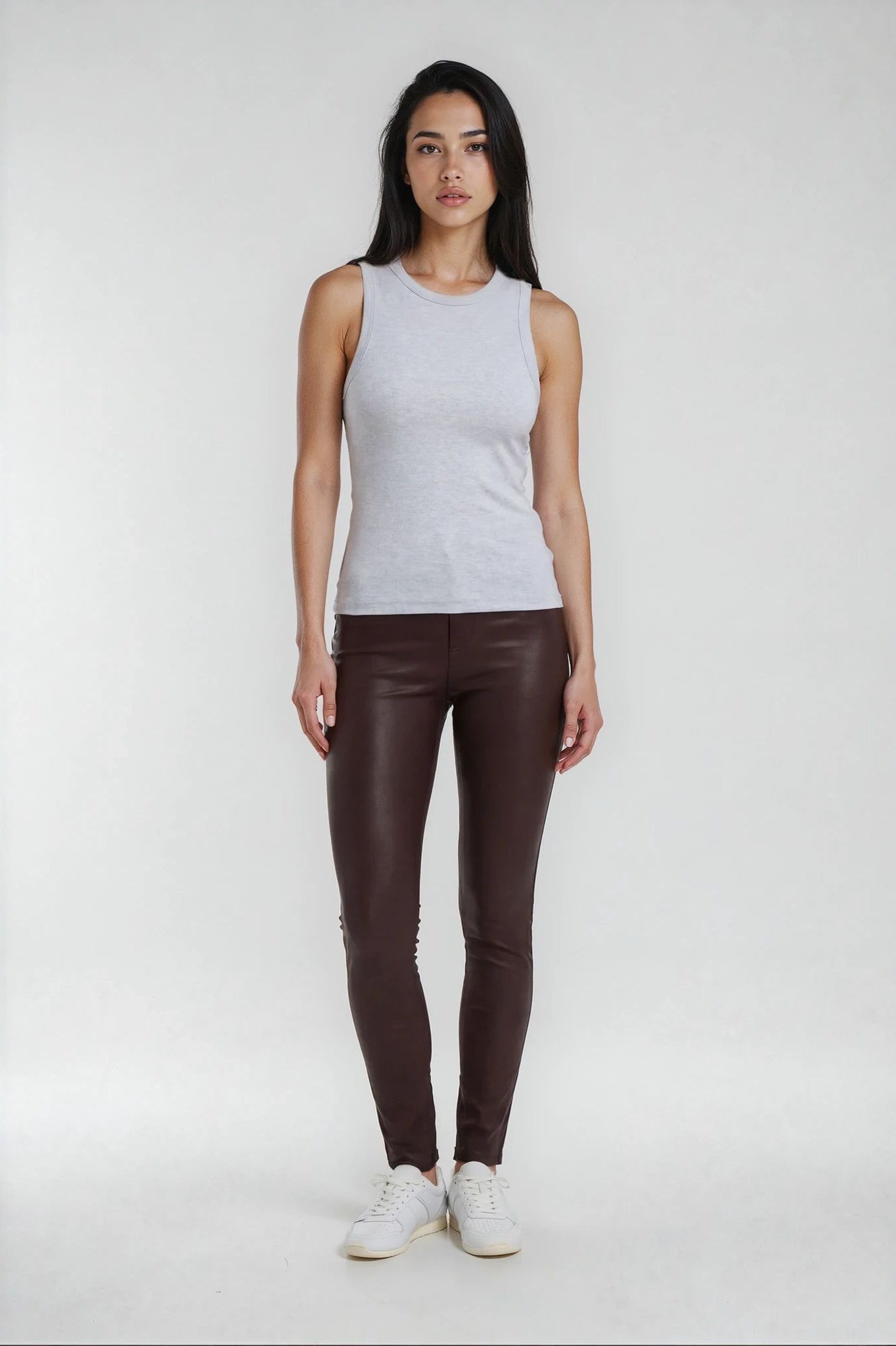 MARC LAUGE Aleia Coated Leggings LEGGINGS 400 BORDEAUX