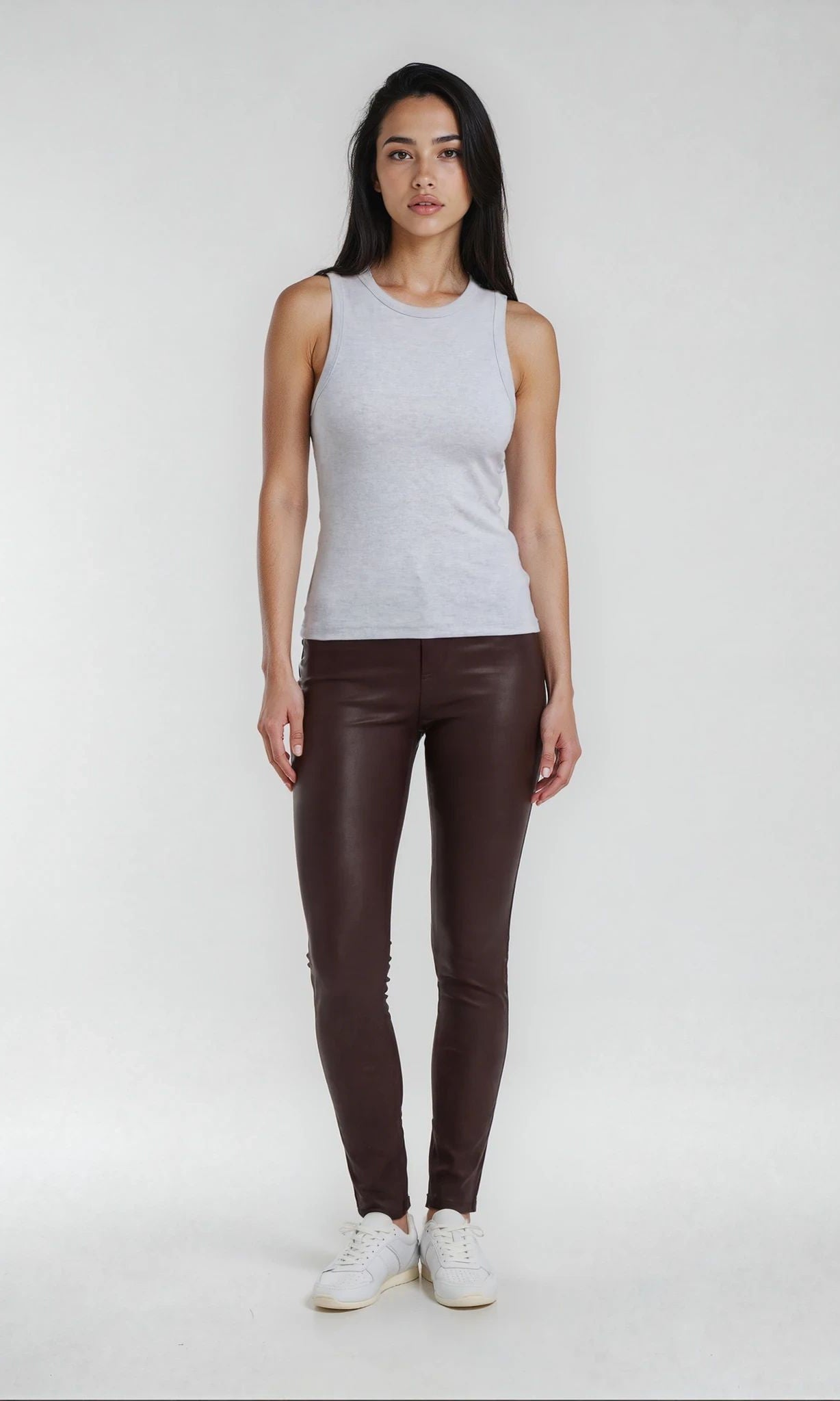 MARC LAUGE Aleia Coated Leggings LEGGINGS 400 BORDEAUX