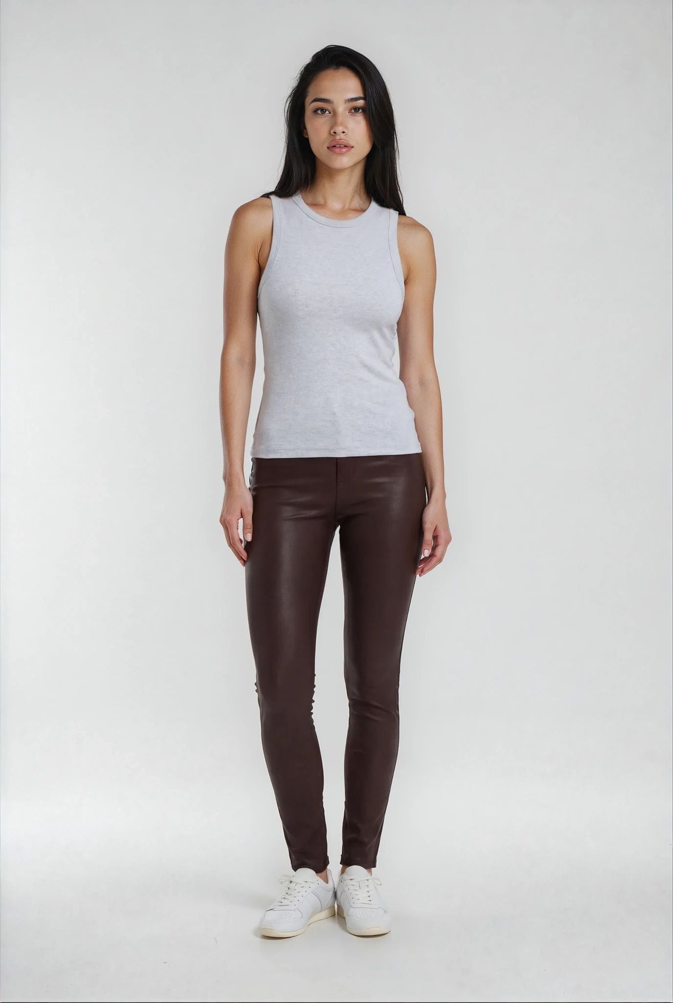 MARC LAUGE Aleia Coated Leggings LEGGINGS 400 BORDEAUX