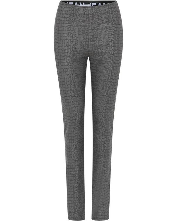 MAPP Aleia Croco Coated Leggings LEGGINGS 161 RAVEN