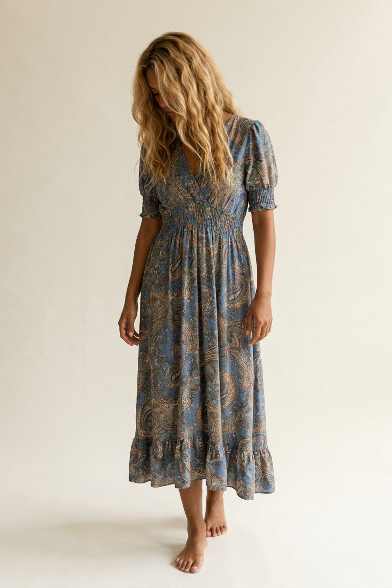 MARC LAUGE BELLA DRESS DRESS/JUMPSUIT 108 JEANS BLUE