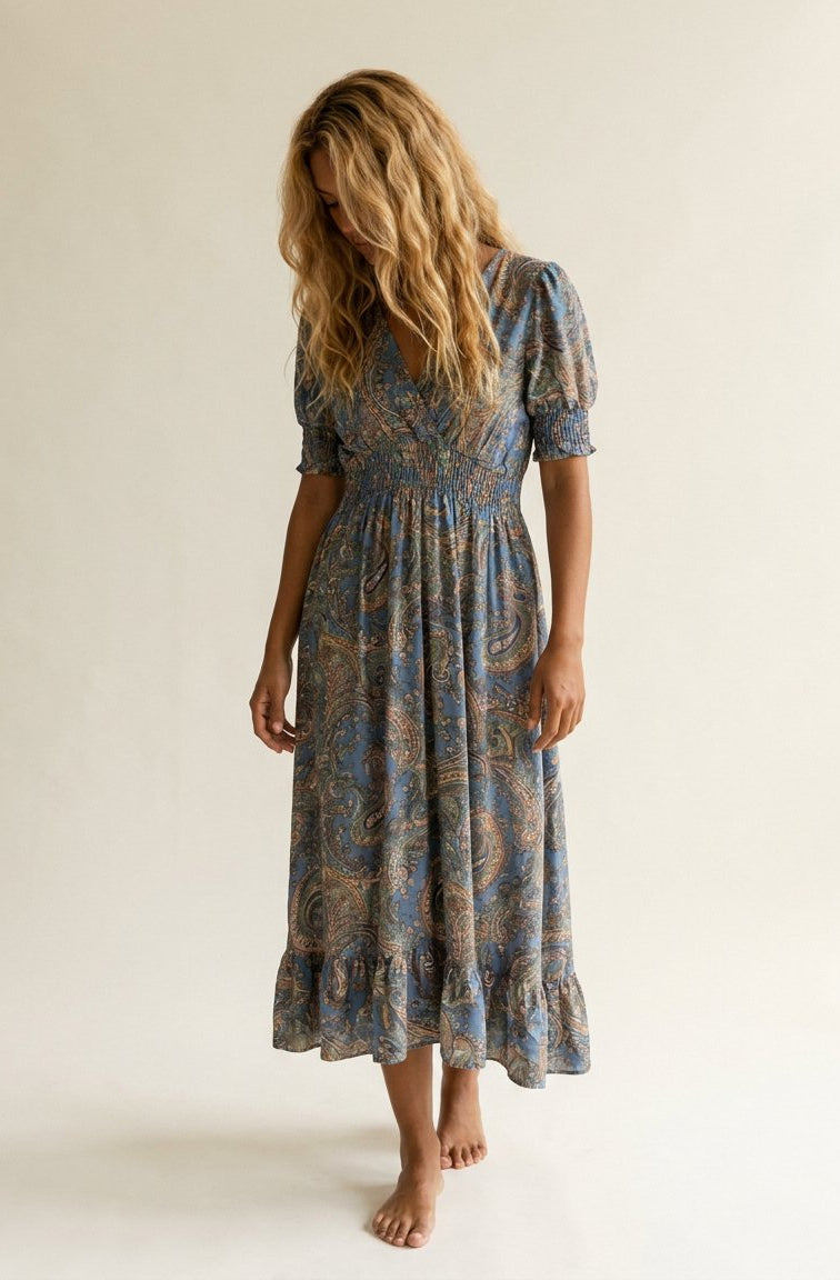 MARC LAUGE BELLA DRESS DRESS/JUMPSUIT 108 JEANS BLUE
