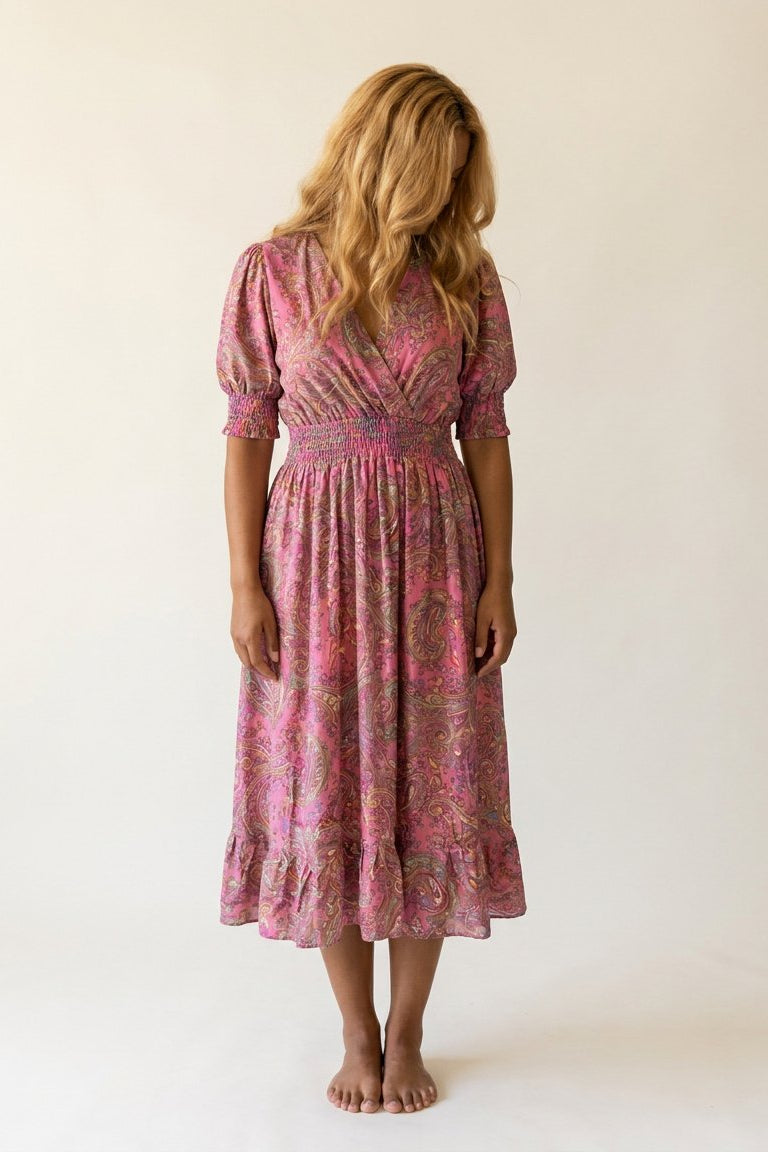 MARC LAUGE BELLA DRESS DRESS/JUMPSUIT 385 BRIGHT ROSE