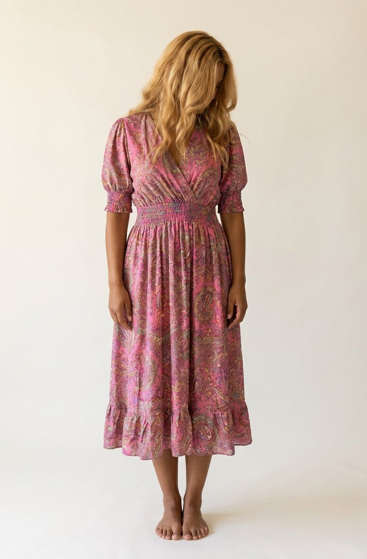 MARC LAUGE BELLA DRESS DRESS/JUMPSUIT 385 BRIGHT ROSE