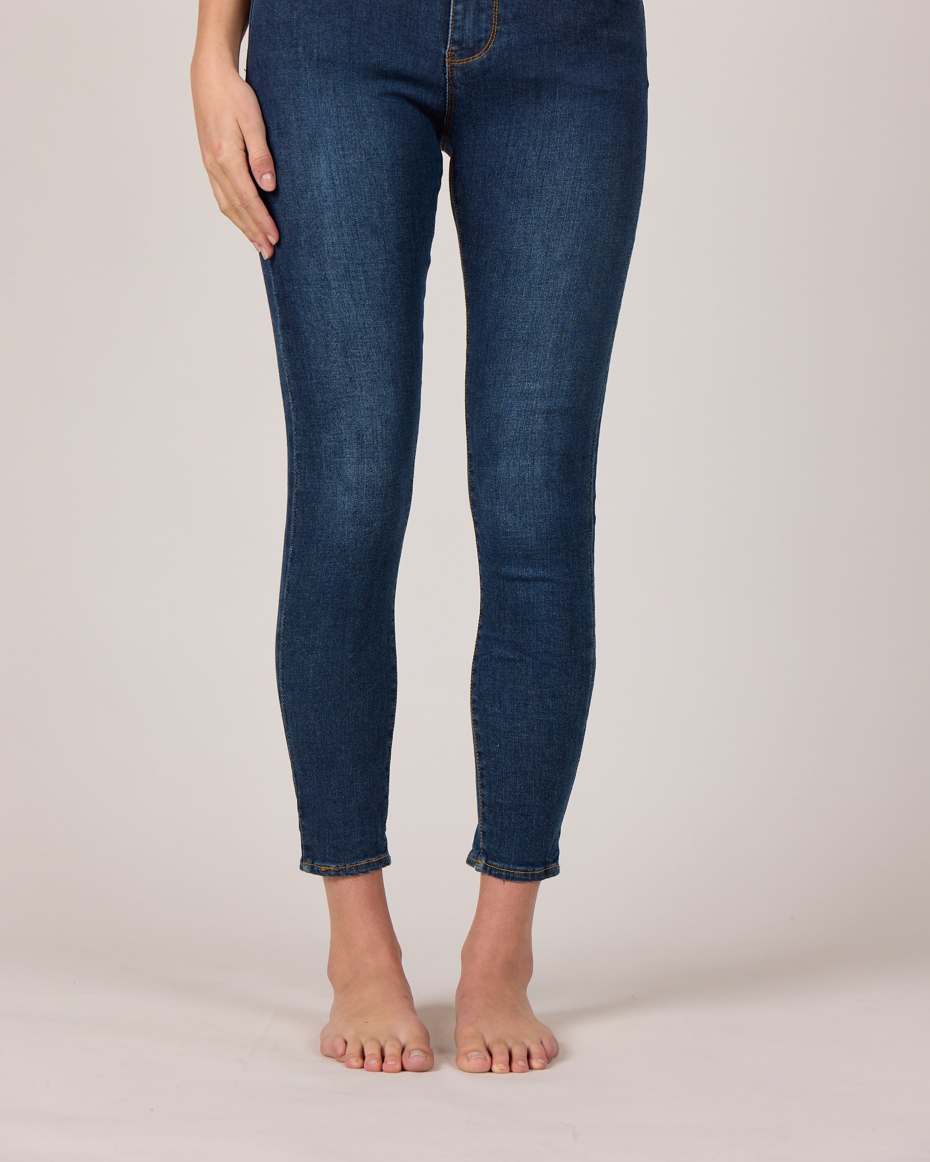 MARC LAUGE Bell Slim Fit Jeans DENIM/TWILL 9696 BLUE DENIM USED