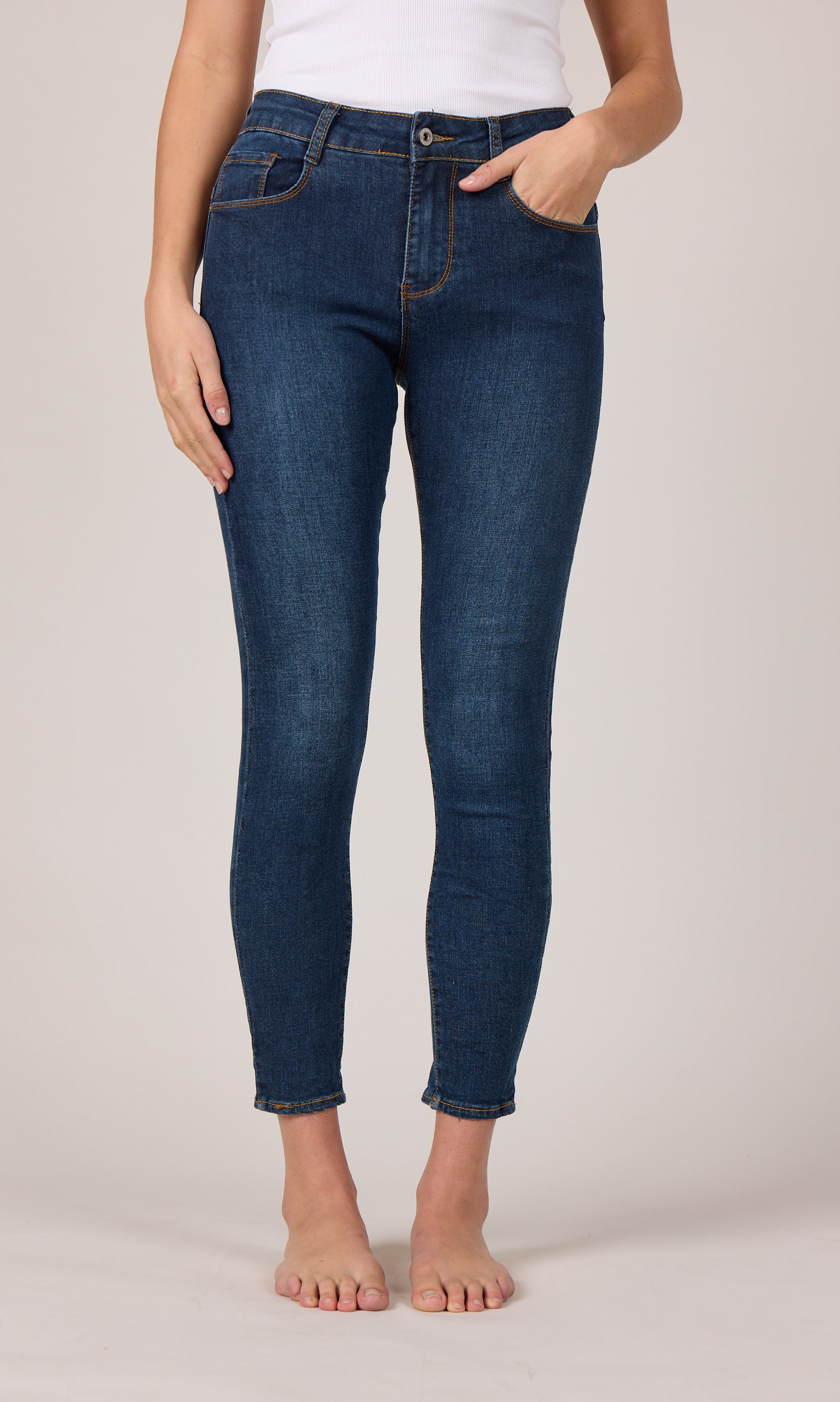 MARC LAUGE BELL DENIM JEANS DENIM/TWILL 9696 BLUE DENIM USED