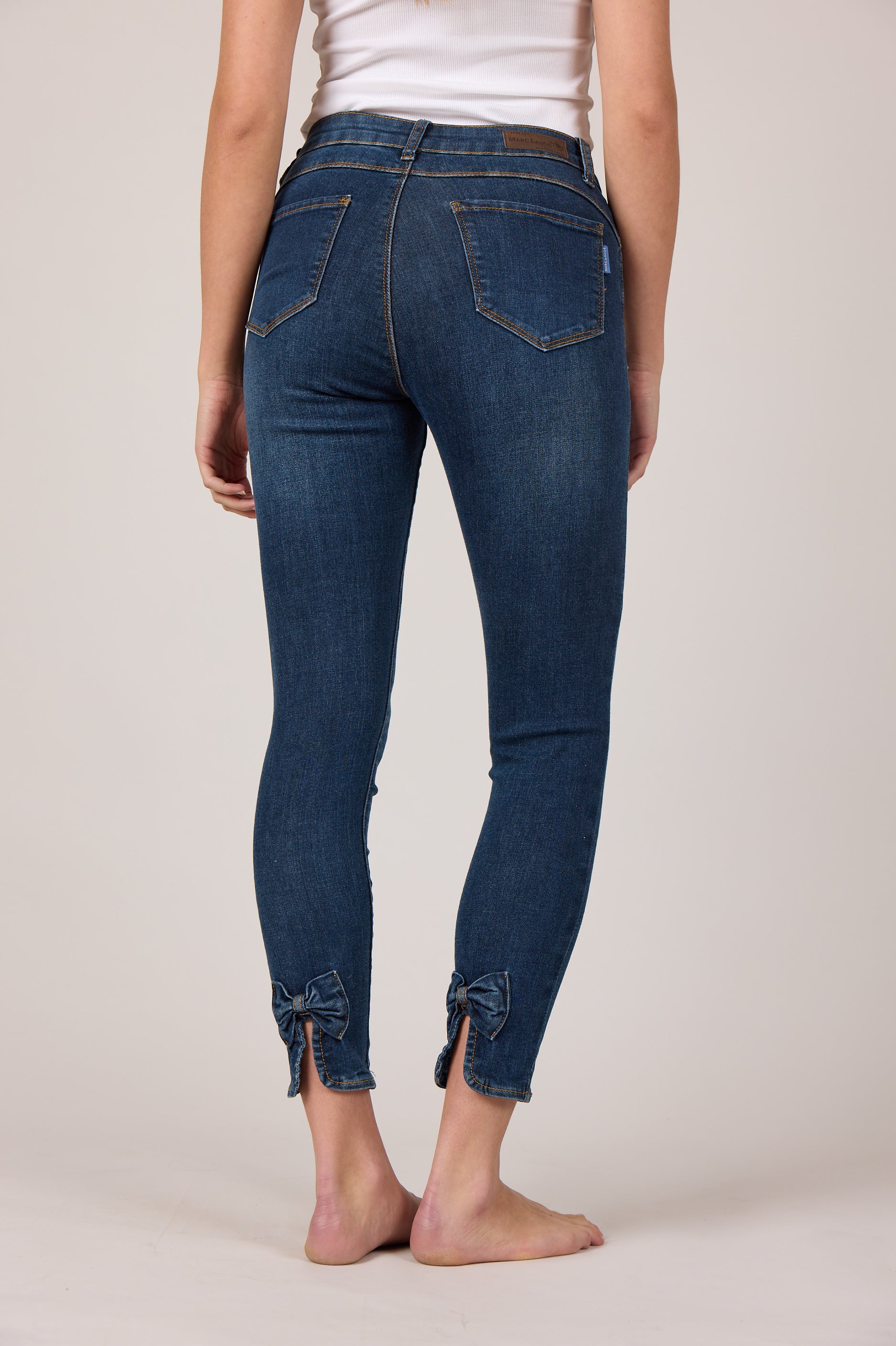 MARC LAUGE Bell Slim Fit Jeans DENIM/TWILL 9696 BLUE DENIM USED