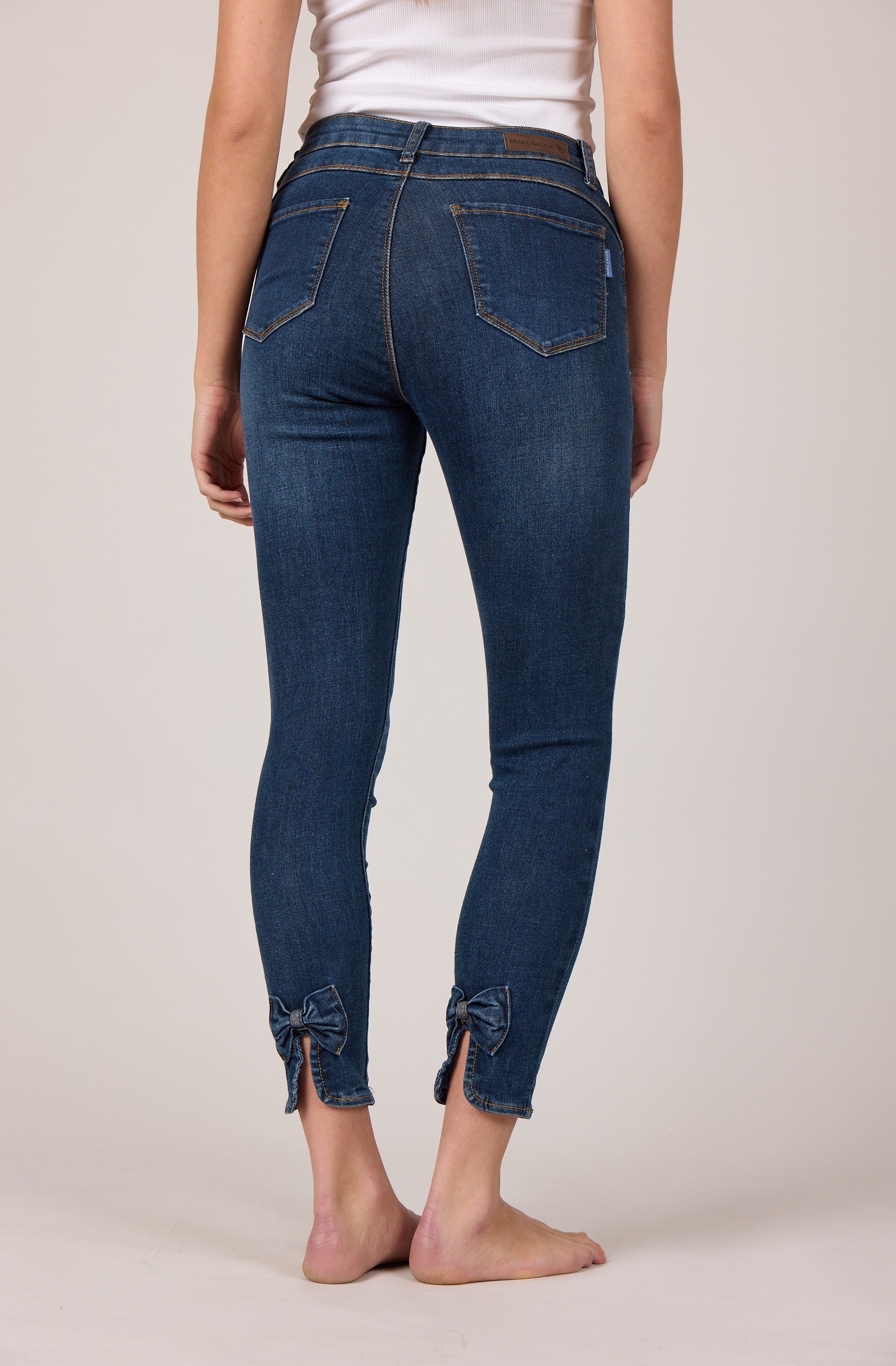 MARC LAUGE Bell Slim Fit Jeans DENIM/TWILL 9696 BLUE DENIM USED
