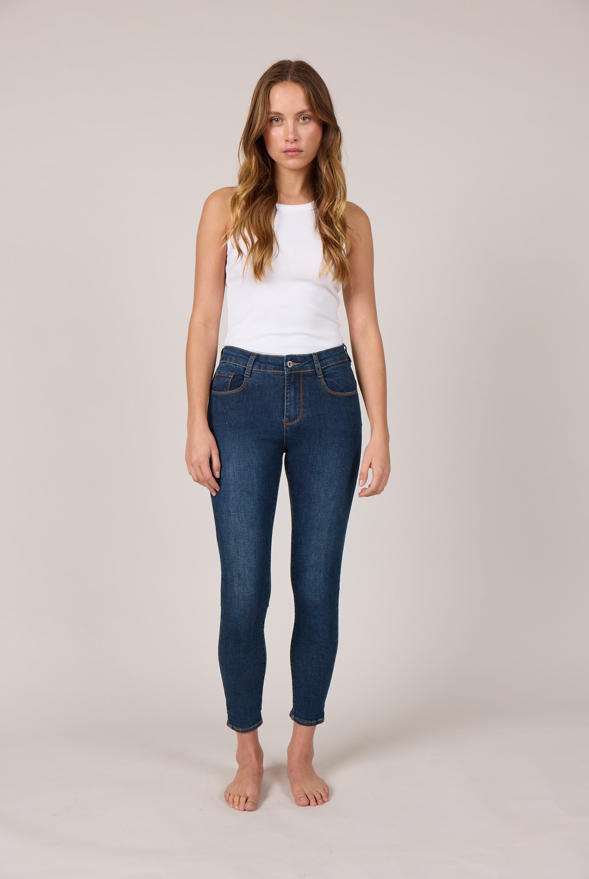 MARC LAUGE BELL DENIM JEANS DENIM/TWILL 9696 BLUE DENIM USED