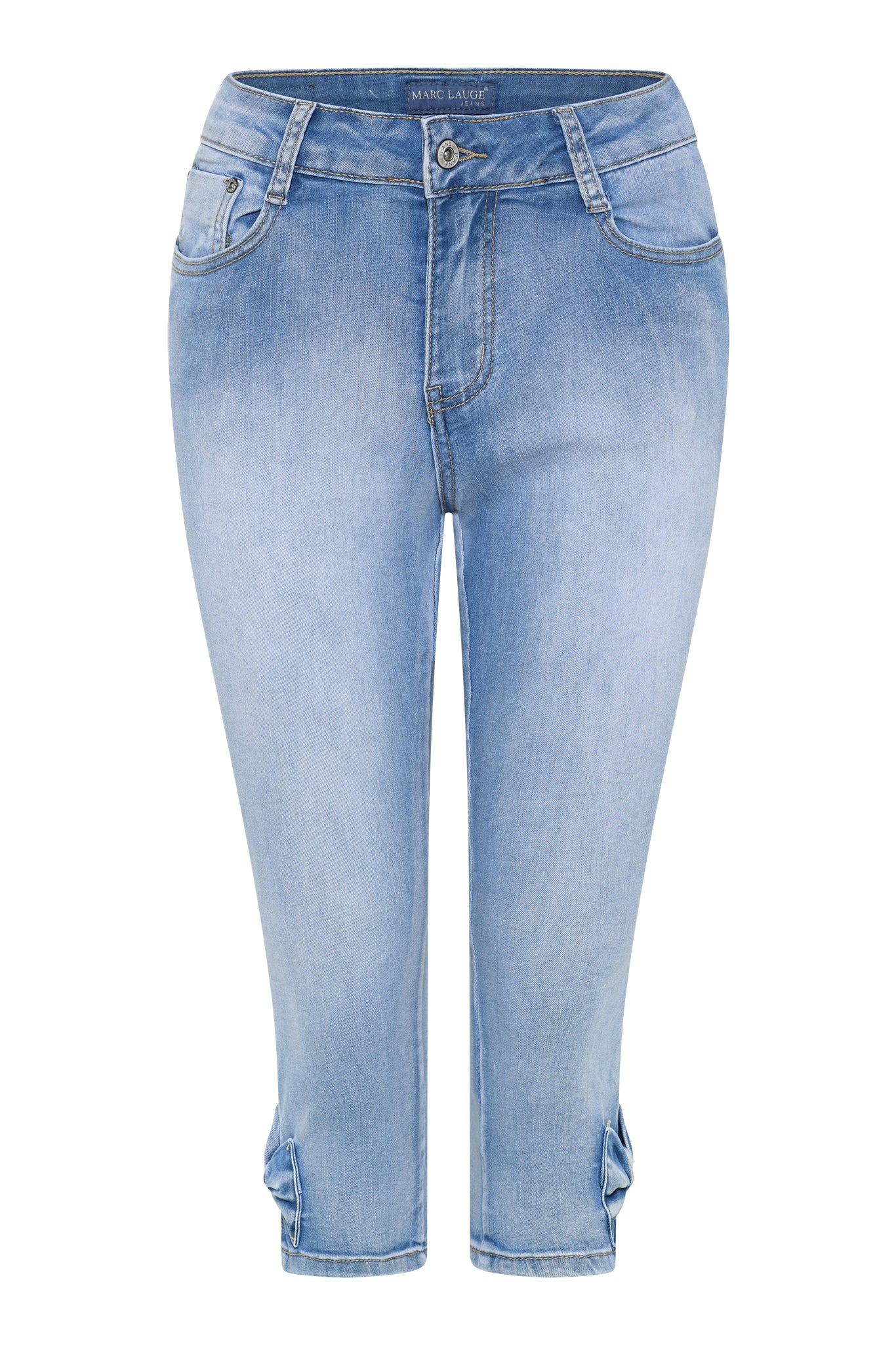 MARC LAUGE BELL DENIM PIRAT PANTS 3/4 9196 LIGHT BLUE USED