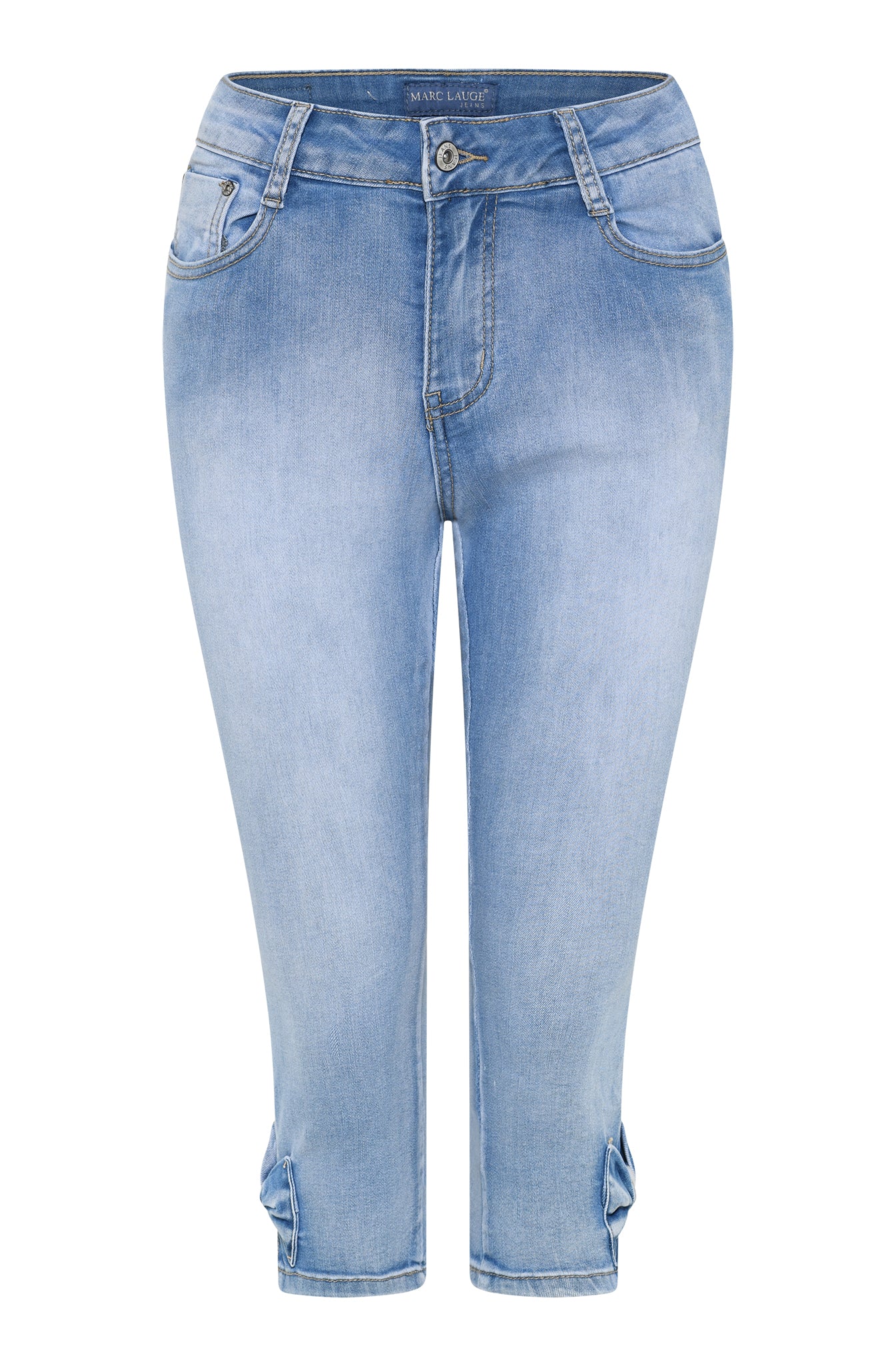 MARC LAUGE BELL DENIM PIRAT PANTS 3/4 9196 LIGHT BLUE USED