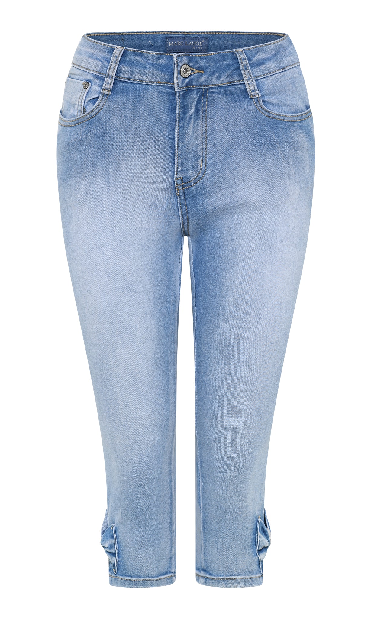 MARC LAUGE BELL DENIM PIRAT PANTS 3/4 9196 LIGHT BLUE USED