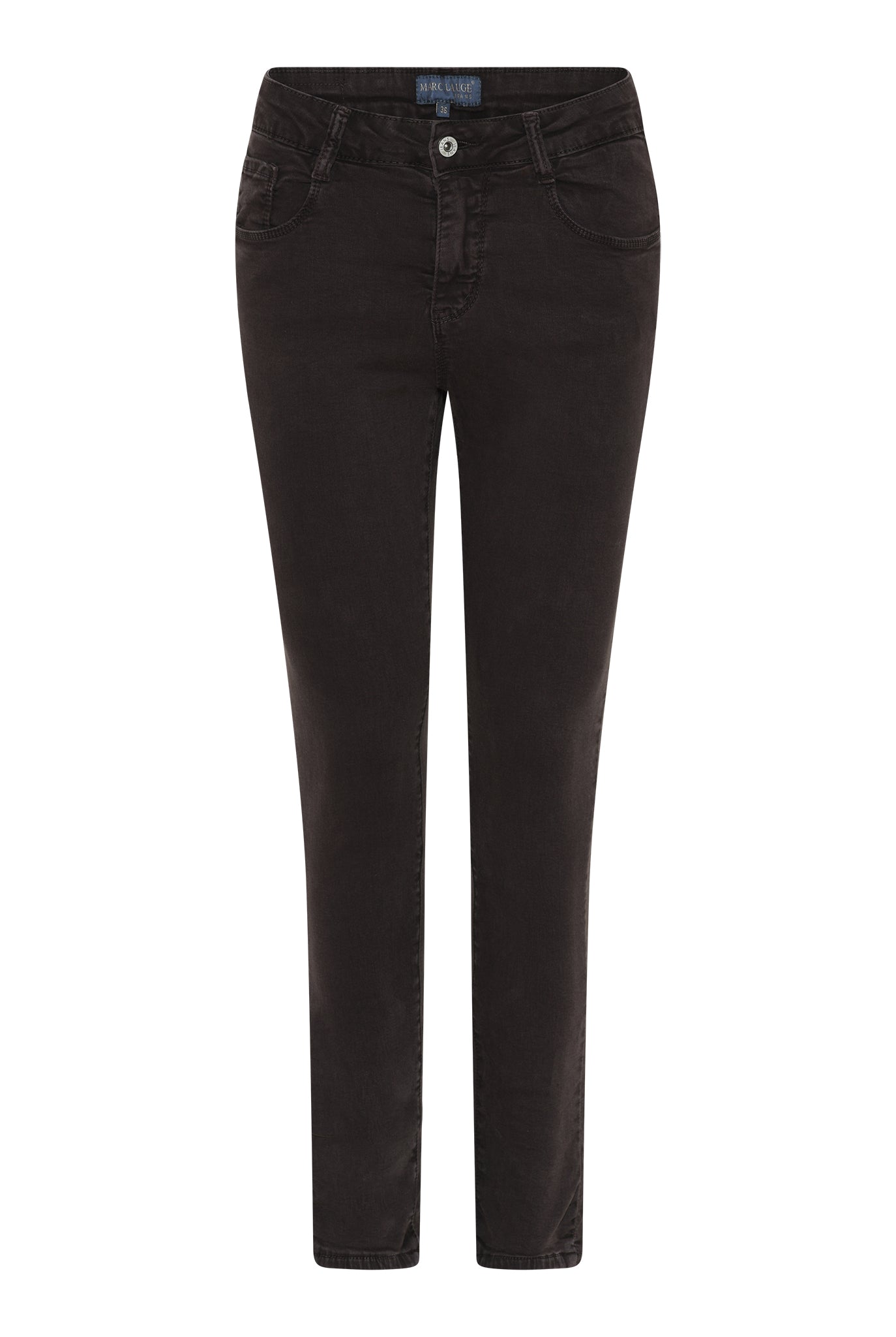 MARC LAUGE Bell Slim Fit Twill Jeans DENIM/TWILL 129 CHOCOLATE