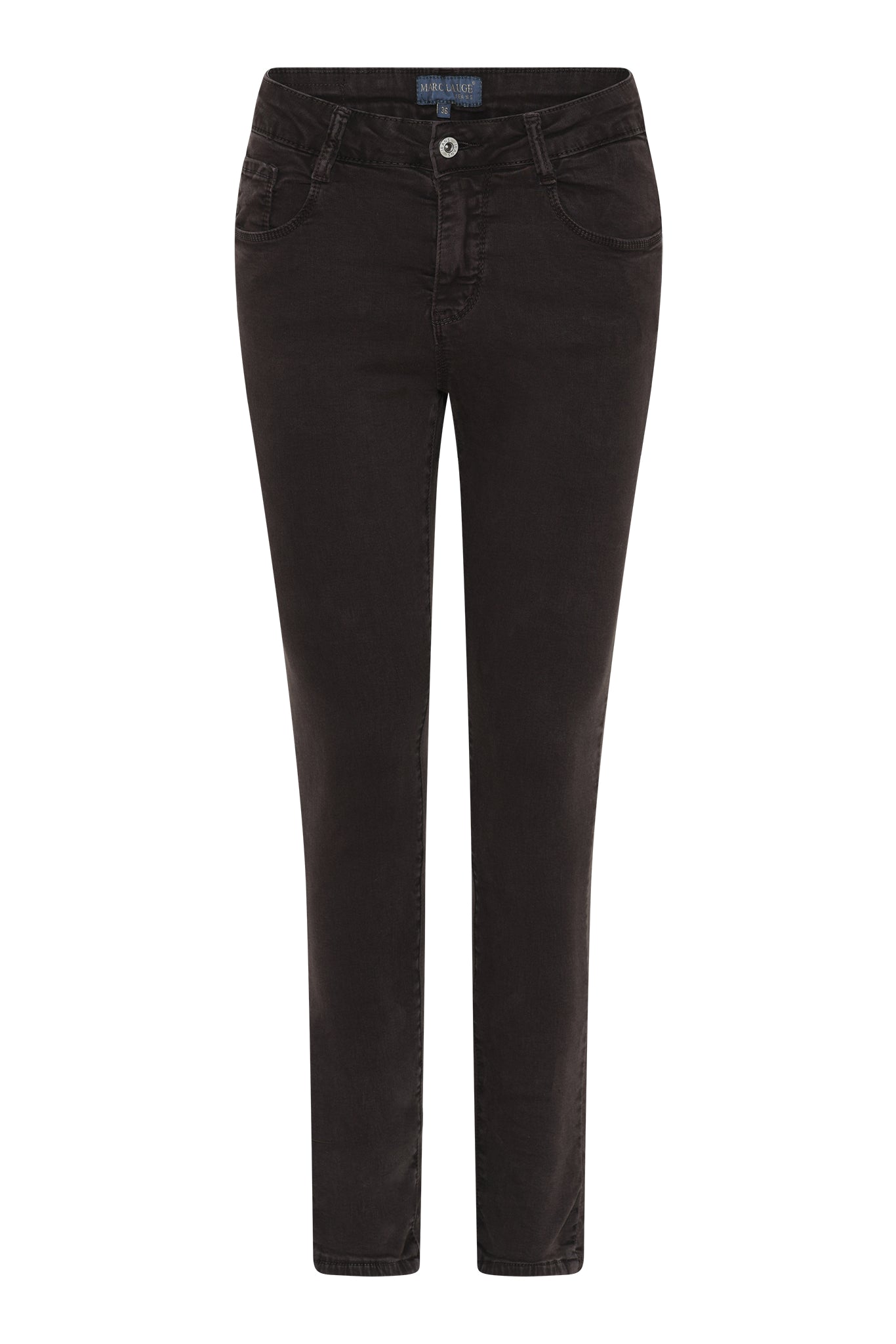 MARC LAUGE Bell Slim Fit Twill Jeans DENIM/TWILL 129 CHOCOLATE