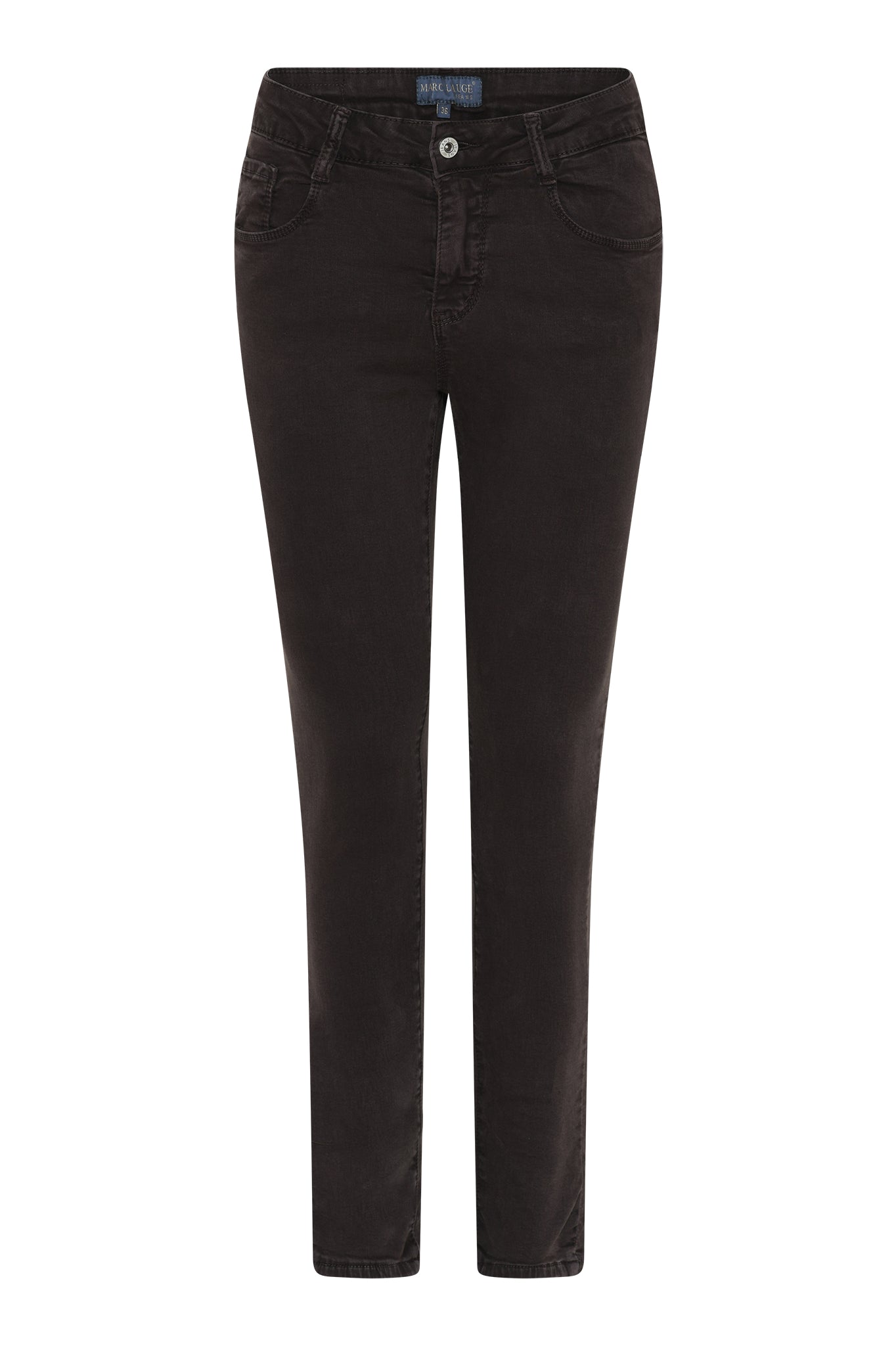 MARC LAUGE Bell Slim Fit Twill Jeans DENIM/TWILL 129 CHOCOLATE