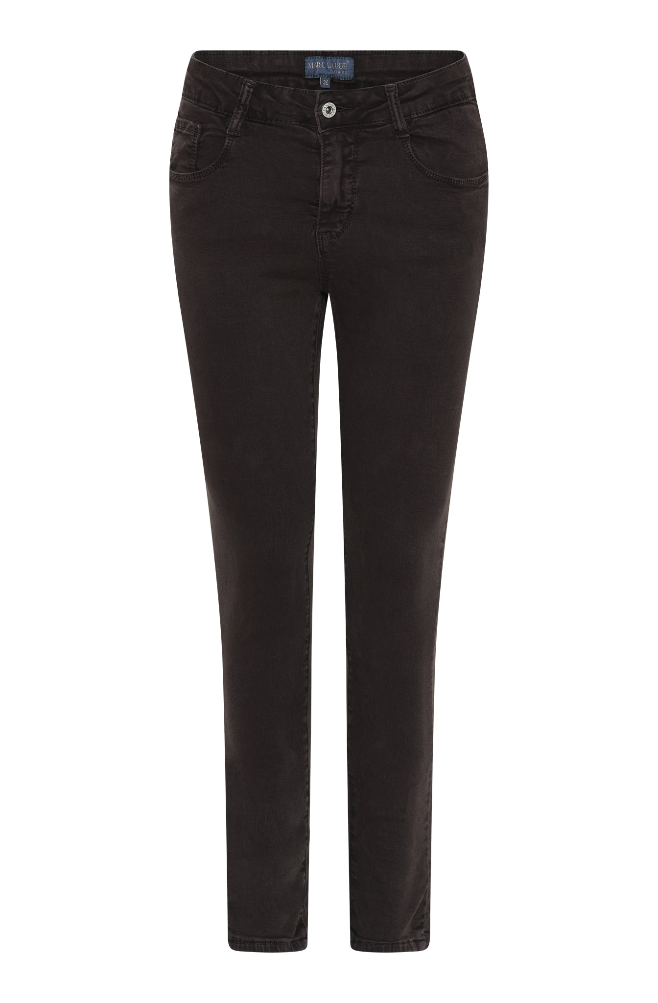 MARC LAUGE Bell Slim Fit Twill Jeans DENIM/TWILL 129 CHOCOLATE