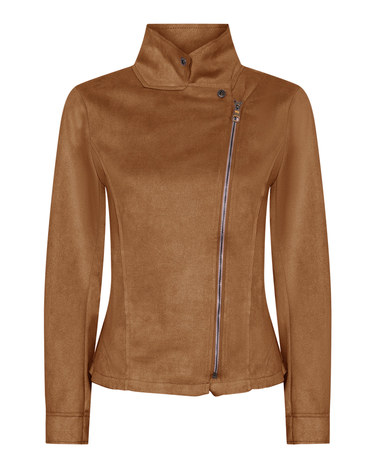 MARC LAUGE BIKER SUEDE JACKET OUTERWEAR 137 TOBACCO