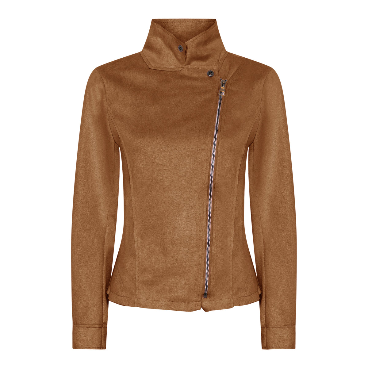 MARC LAUGE BIKER SUEDE JACKET OUTERWEAR 137 TOBACCO