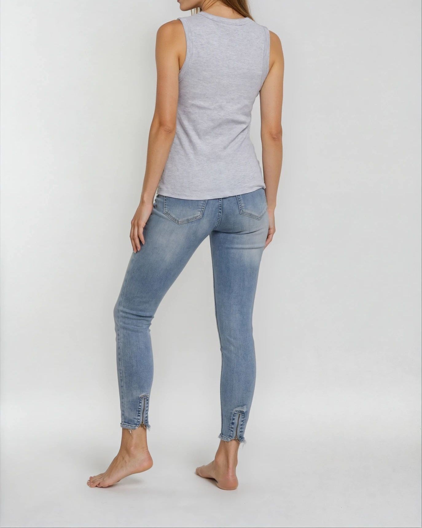 MAPP Bow Basic W/Out Bow Denim Jeans DENIM/TWILL 9196 LIGHT BLUE USED