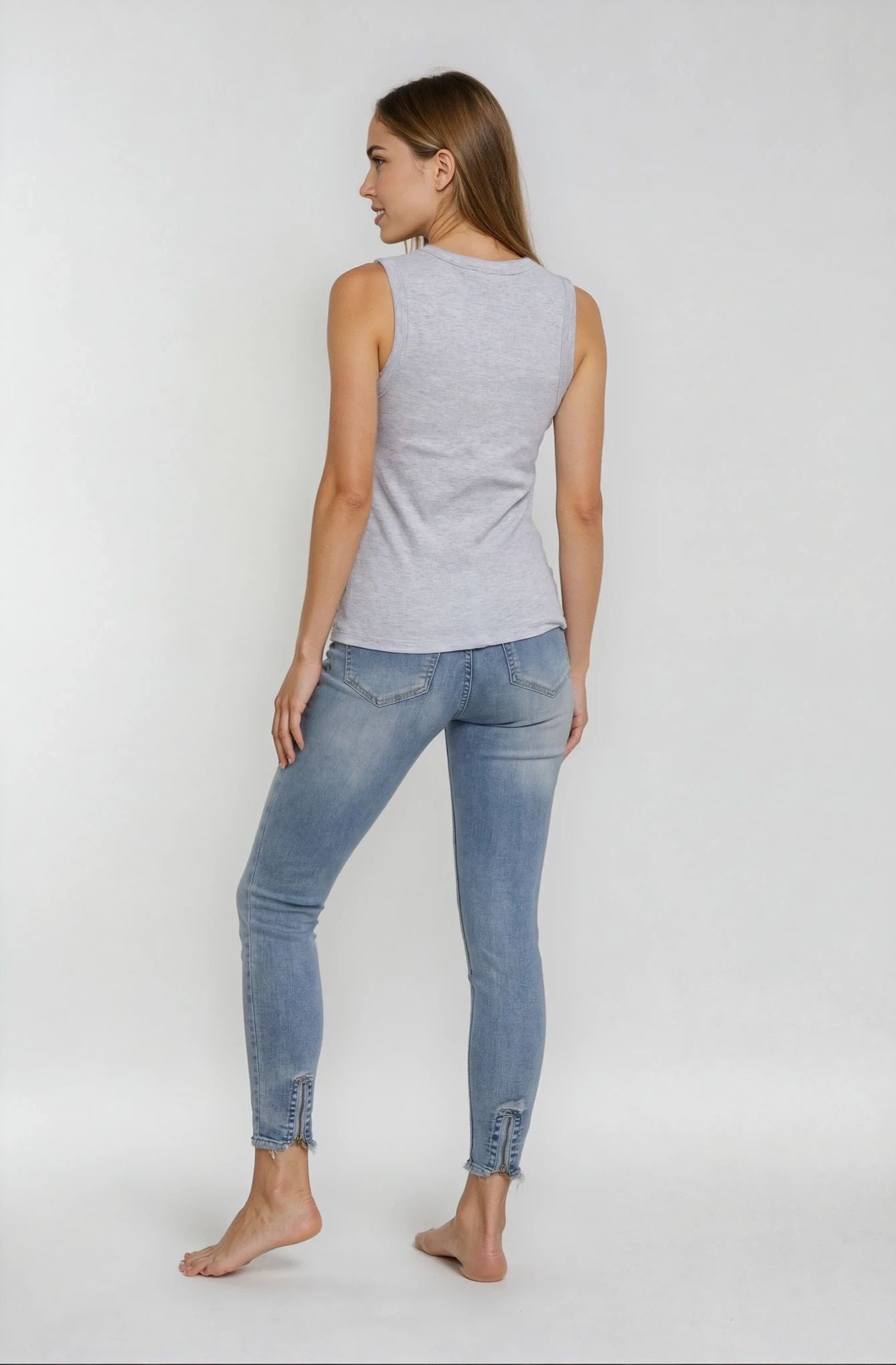 MAPP Bow Basic W/Out Bow Denim Jeans DENIM/TWILL 9196 LIGHT BLUE USED