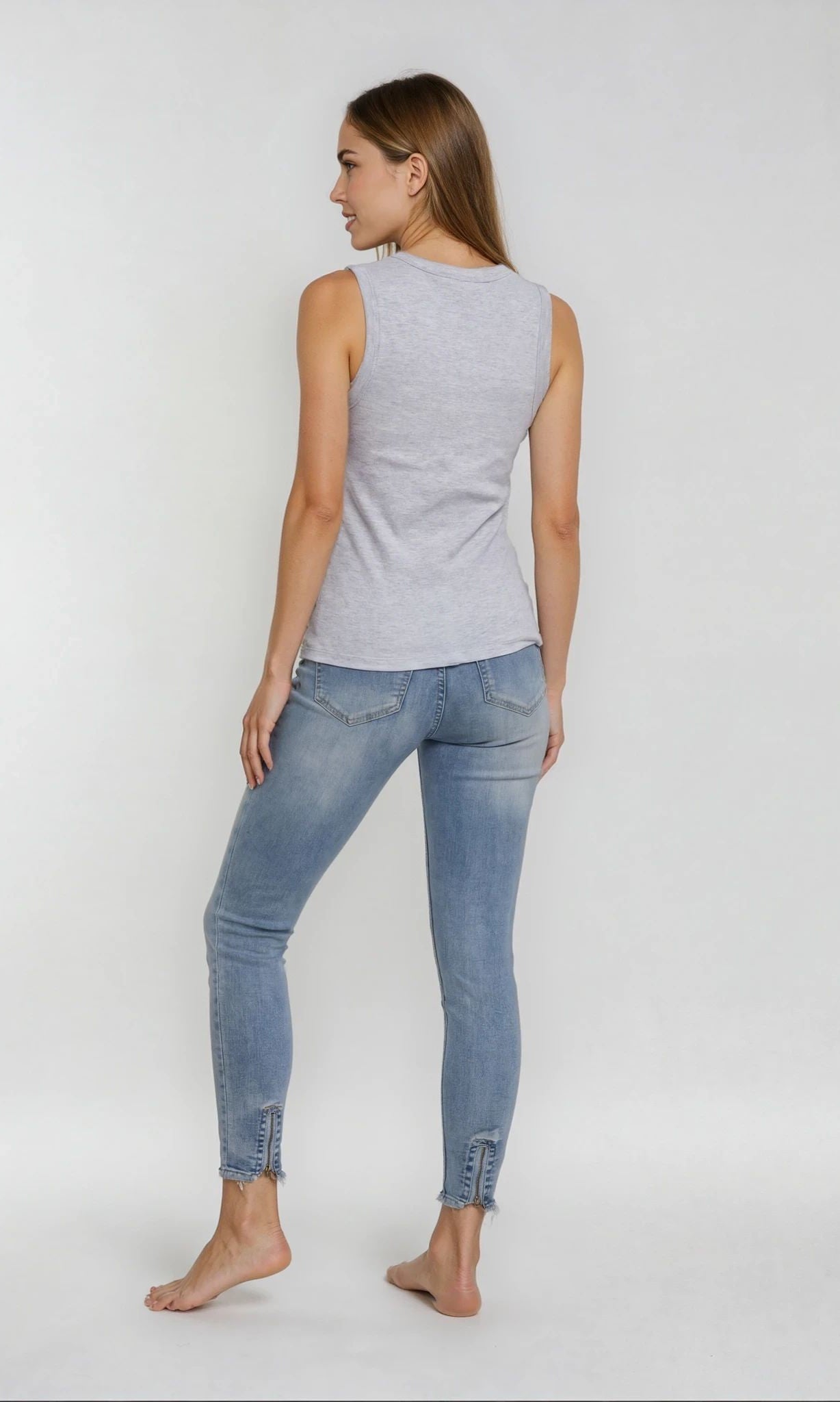 MAPP Bow Basic W/Out Bow Denim Jeans DENIM/TWILL 9196 LIGHT BLUE USED