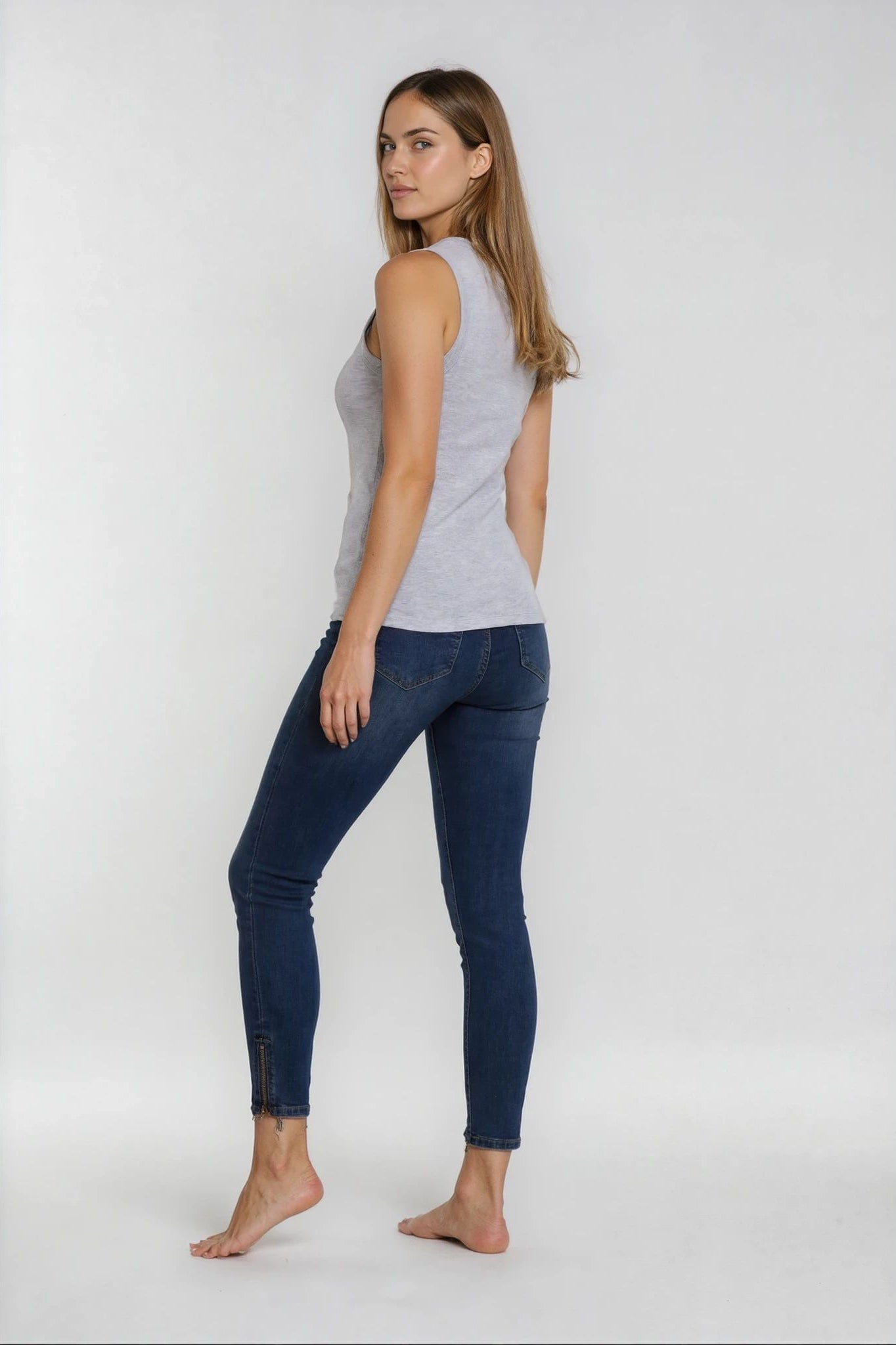 MAPP Bow Basic W/Out Bow Denim Jeans DENIM/TWILL 969699 DARK BLUE USED