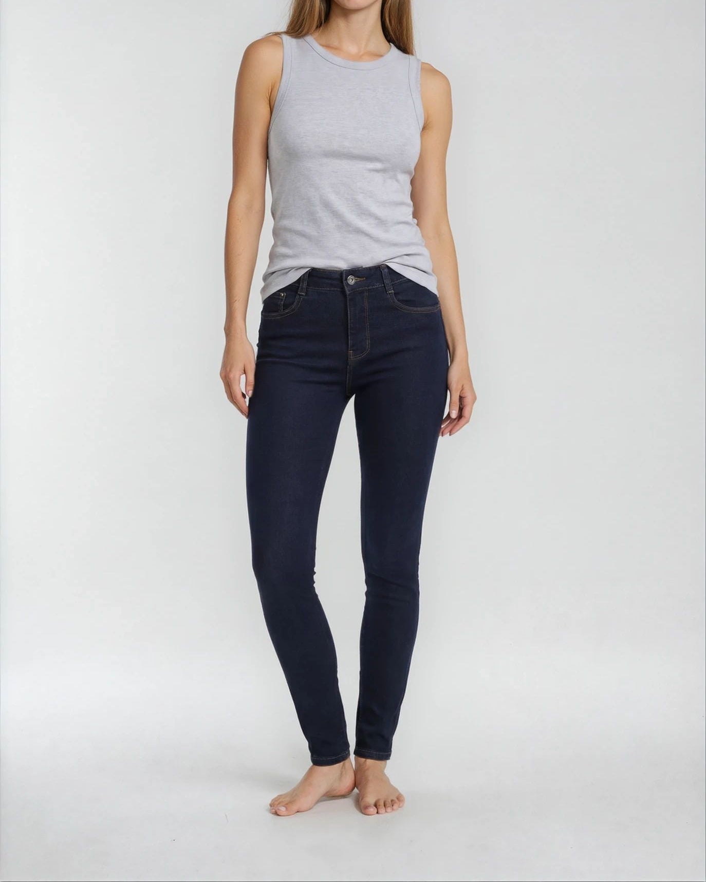 MAPP Bow Basic W/Out Bow Denim Jeans DENIM/TWILL 98 DARK BLUE