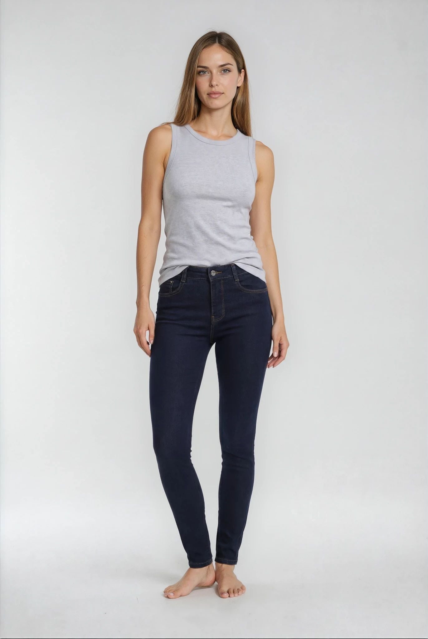 MAPP BOW BASIC W/OUT BOW DENIM JEANS DENIM/TWILL 98 DARK BLUE