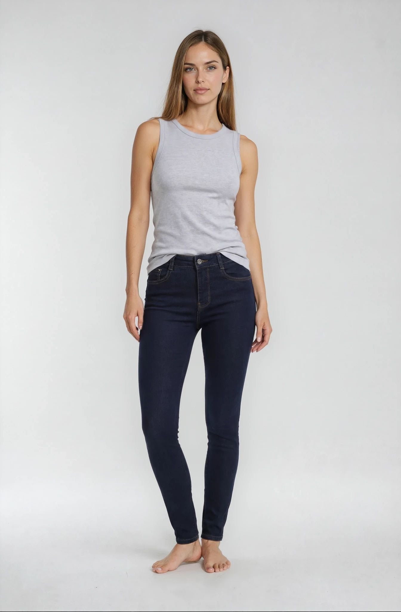 MAPP Bow Basic W/Out Bow Denim Jeans DENIM/TWILL 98 DARK BLUE