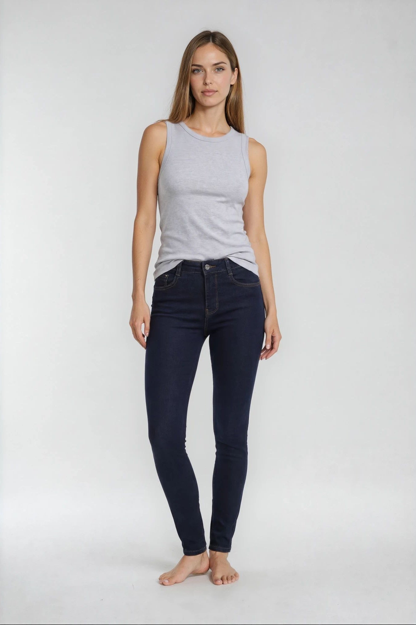 MAPP Bow Basic W/Out Bow Denim Jeans DENIM/TWILL 98 DARK BLUE