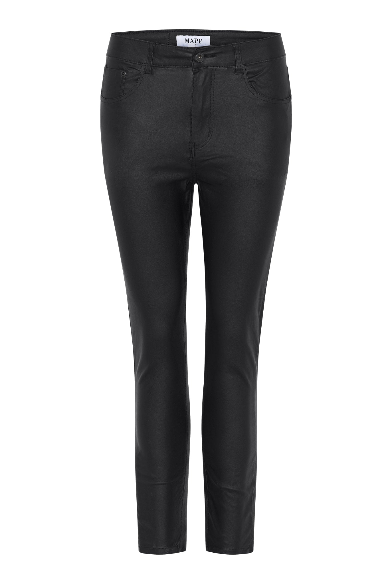 MAPP Bow Coated Jeans COATED 8099 BLACK COATED