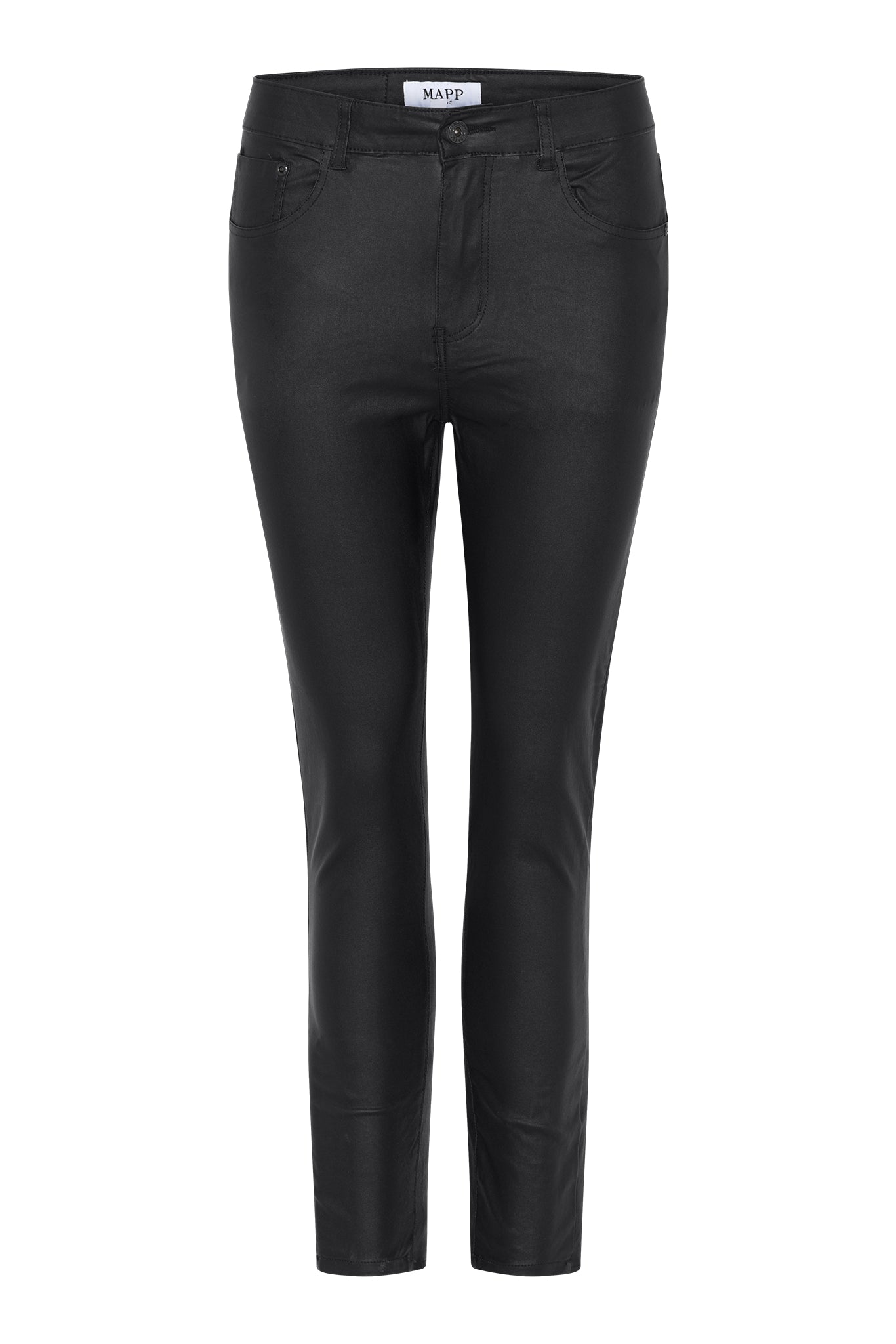 MAPP Bow Coated Jeans COATED 8099 BLACK COATED