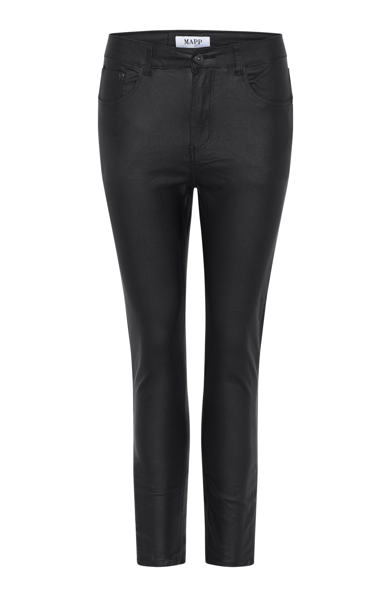 MAPP Bow Coated Jeans COATED 8099 BLACK COATED