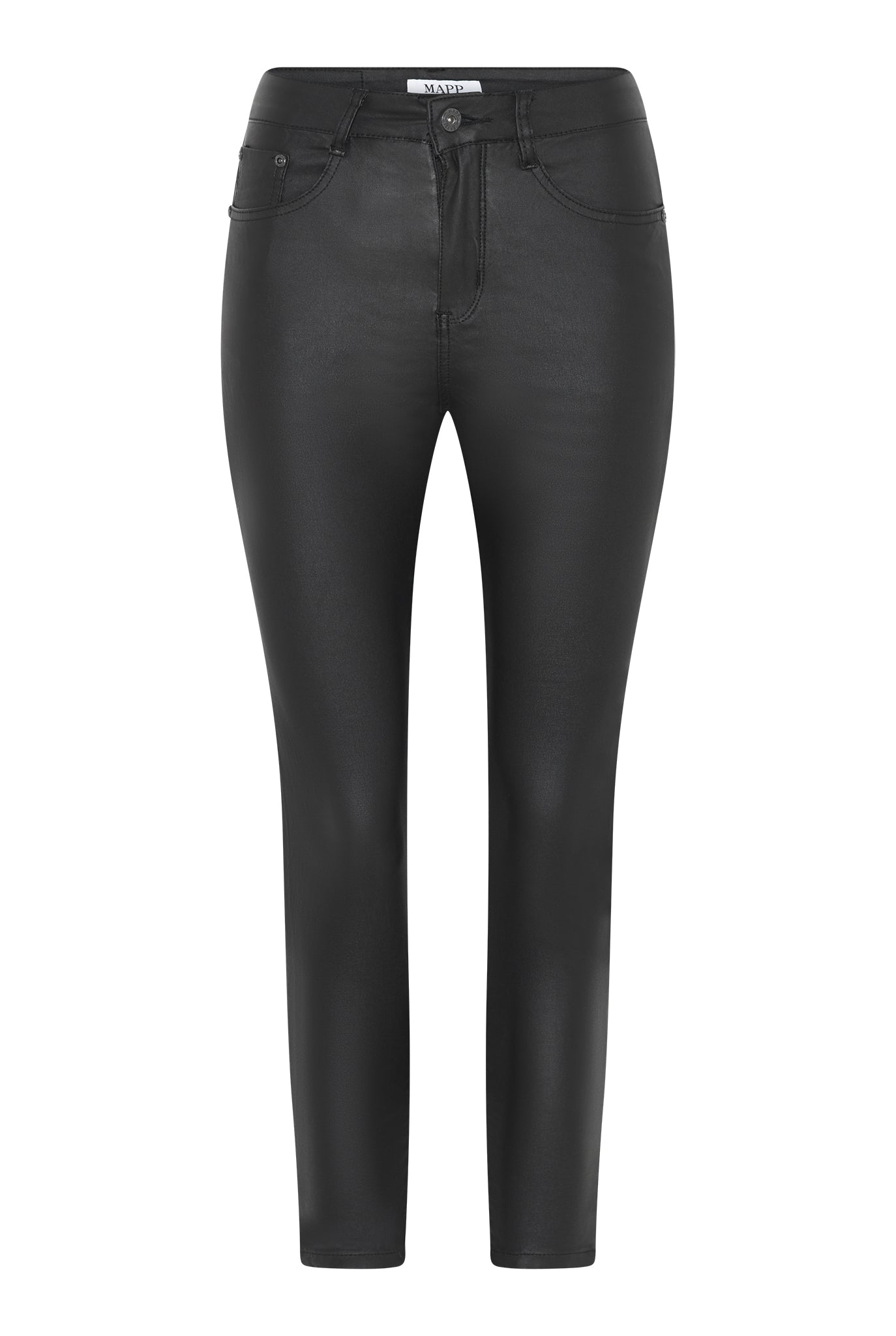 MAPP Bow Coated Jeans COATED 8099 BLACK COATED