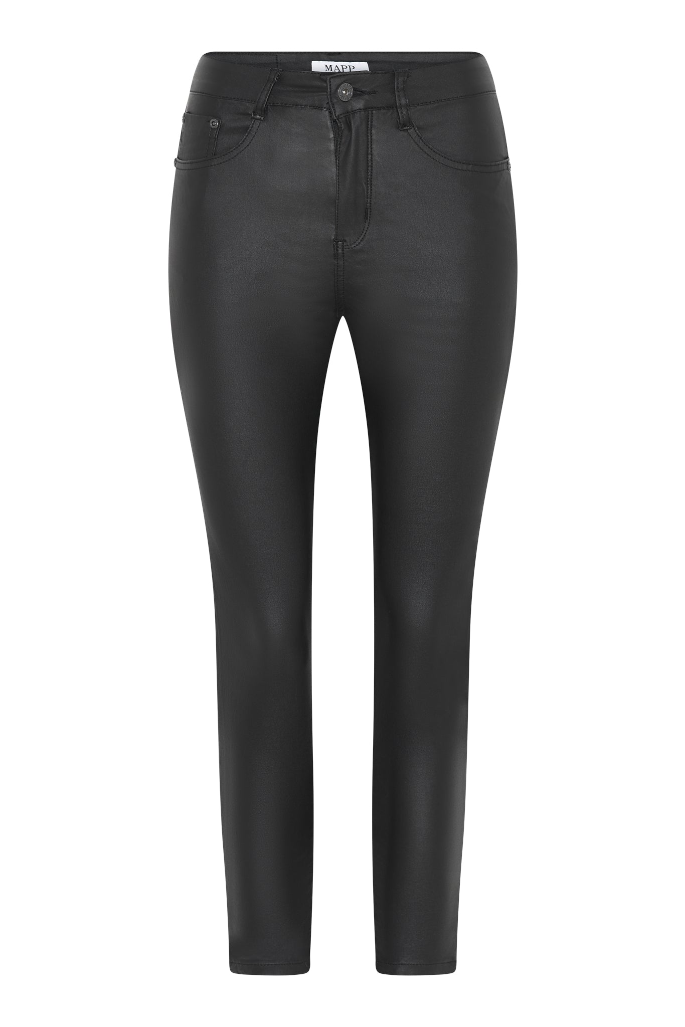 MAPP Bow Coated Jeans COATED 8099 BLACK COATED