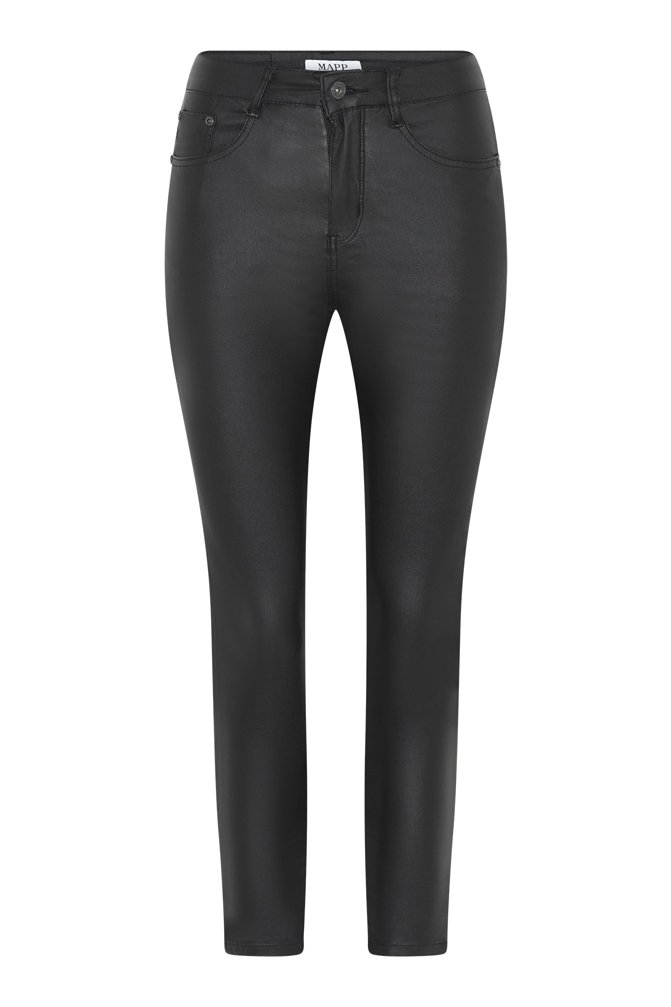 MAPP Bow Coated Jeans COATED 8099 BLACK COATED