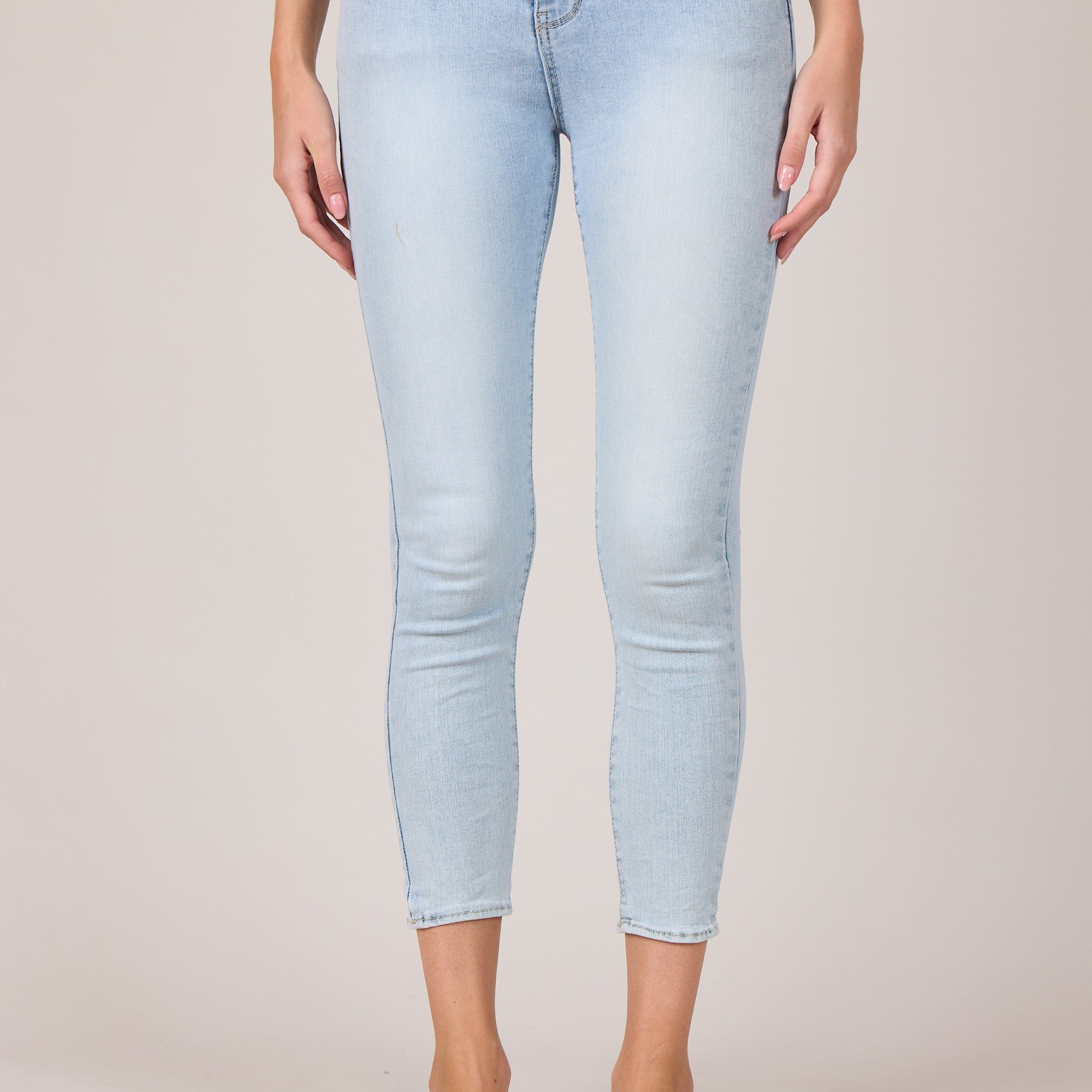 MAPP BOW DENIM JEANS DENIM/TWILL 899699 LIGHT BLUE USED