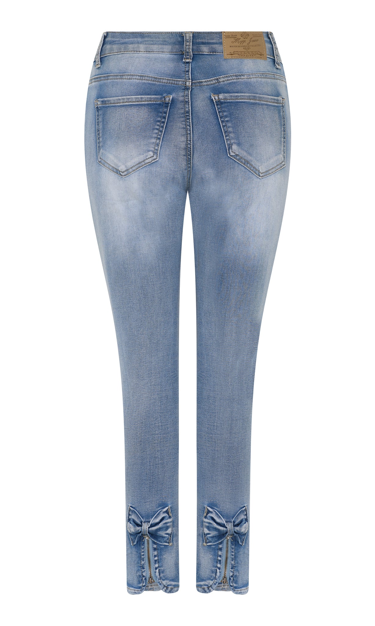 MAPP BOW DENIM JEANS DENIM/TWILL 909699 LT. BLUE USED