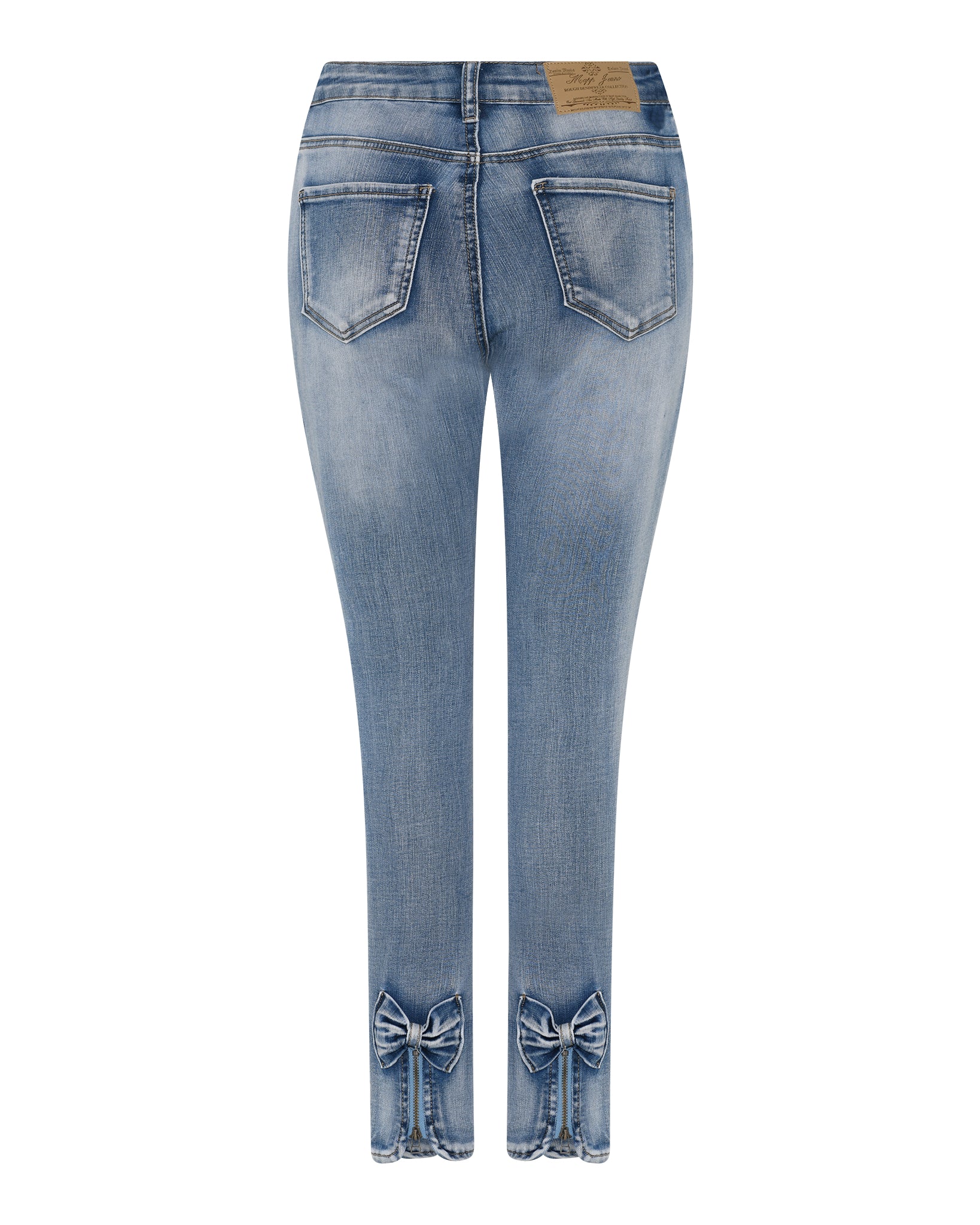MAPP Bow Denim Jeans DENIM/TWILL 9196 LIGHT BLUE USED
