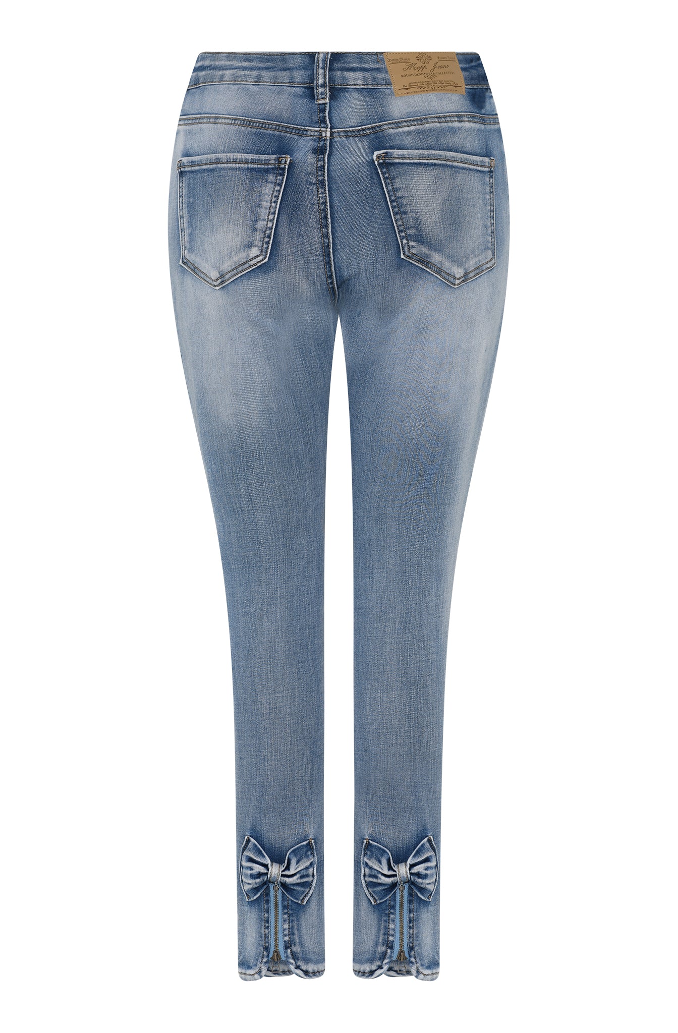 MAPP Bow Denim Jeans DENIM/TWILL 9196 LIGHT BLUE USED