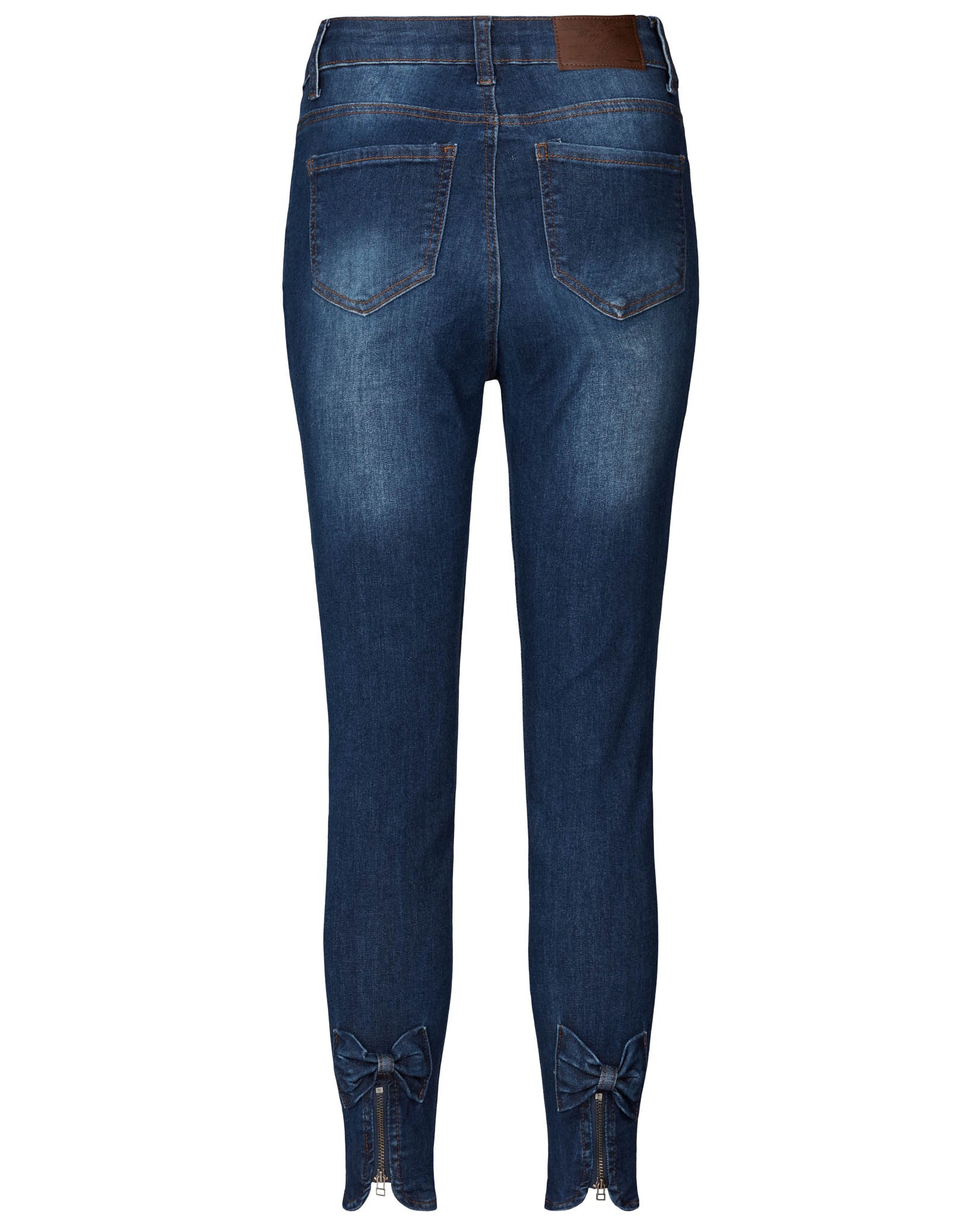 MAPP Bow Denim Jeans DENIM/TWILL 9696 BLUE DENIM USED