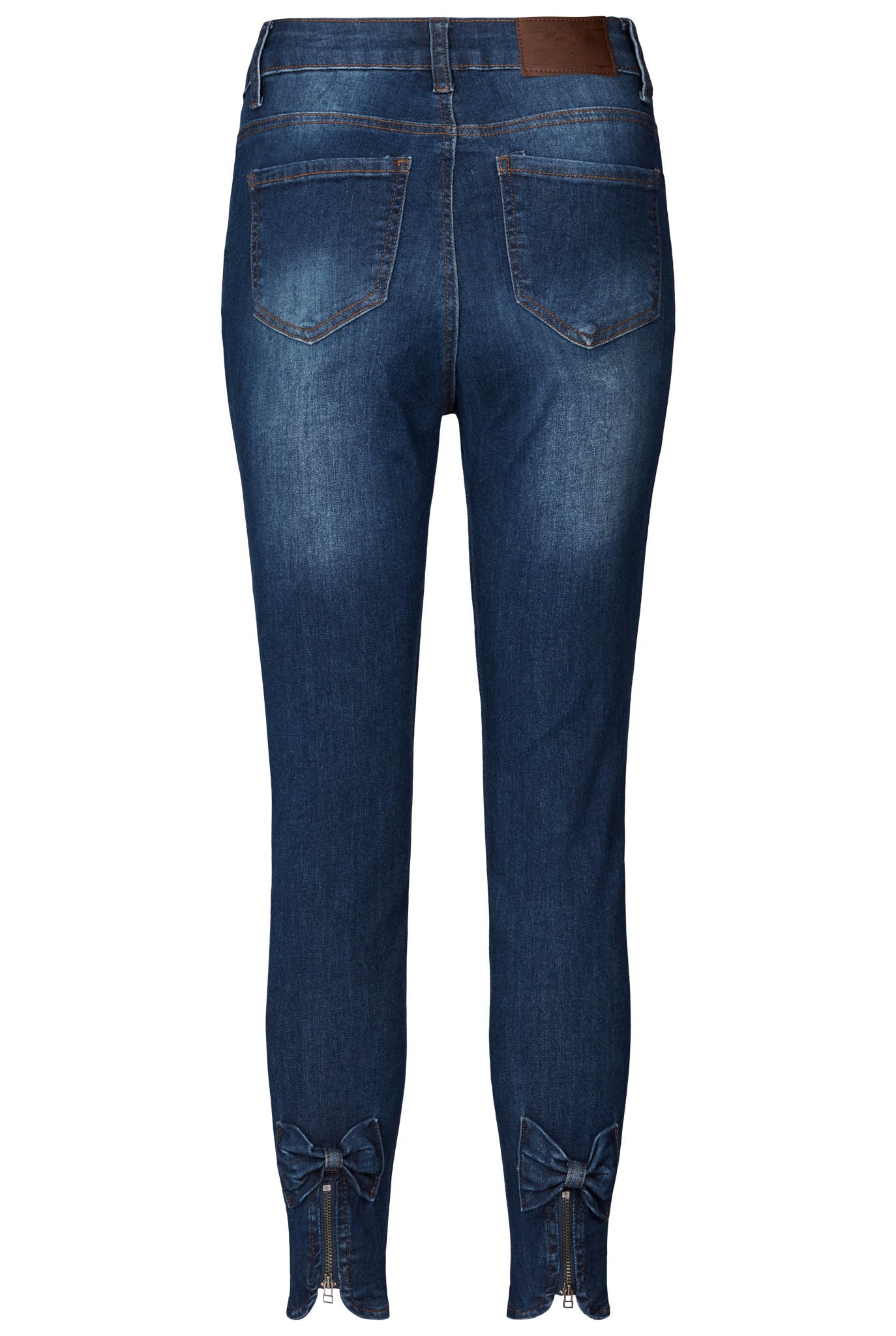 MAPP Bow Denim Jeans DENIM/TWILL 9696 BLUE DENIM USED