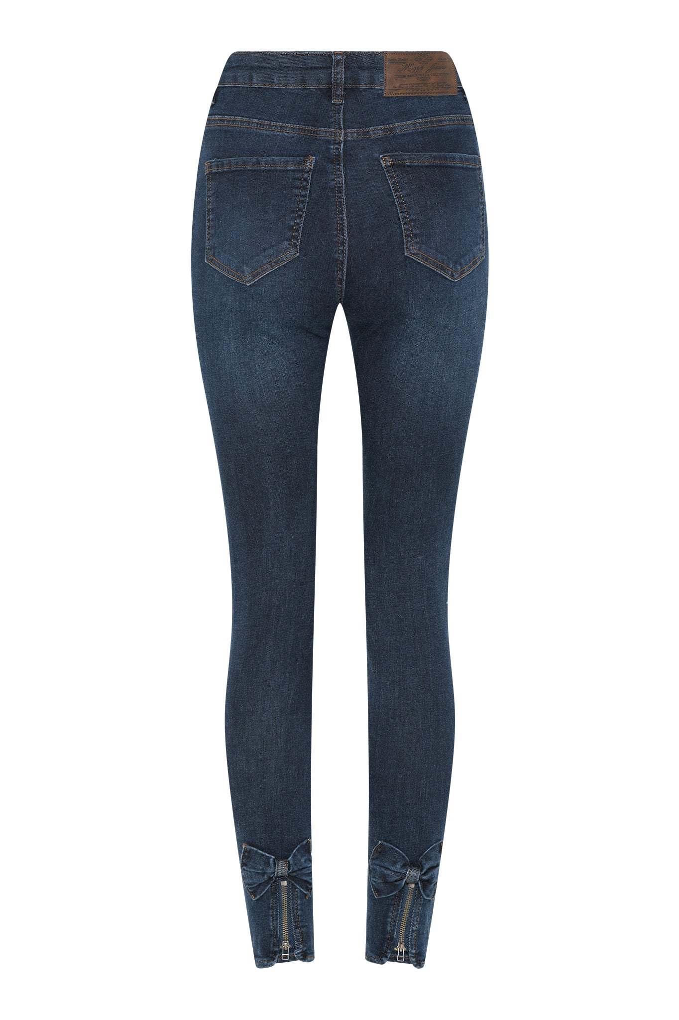 MAPP BOW DENIM JEANS DENIM/TWILL 989699 HI-TECH USED DARK BLUE