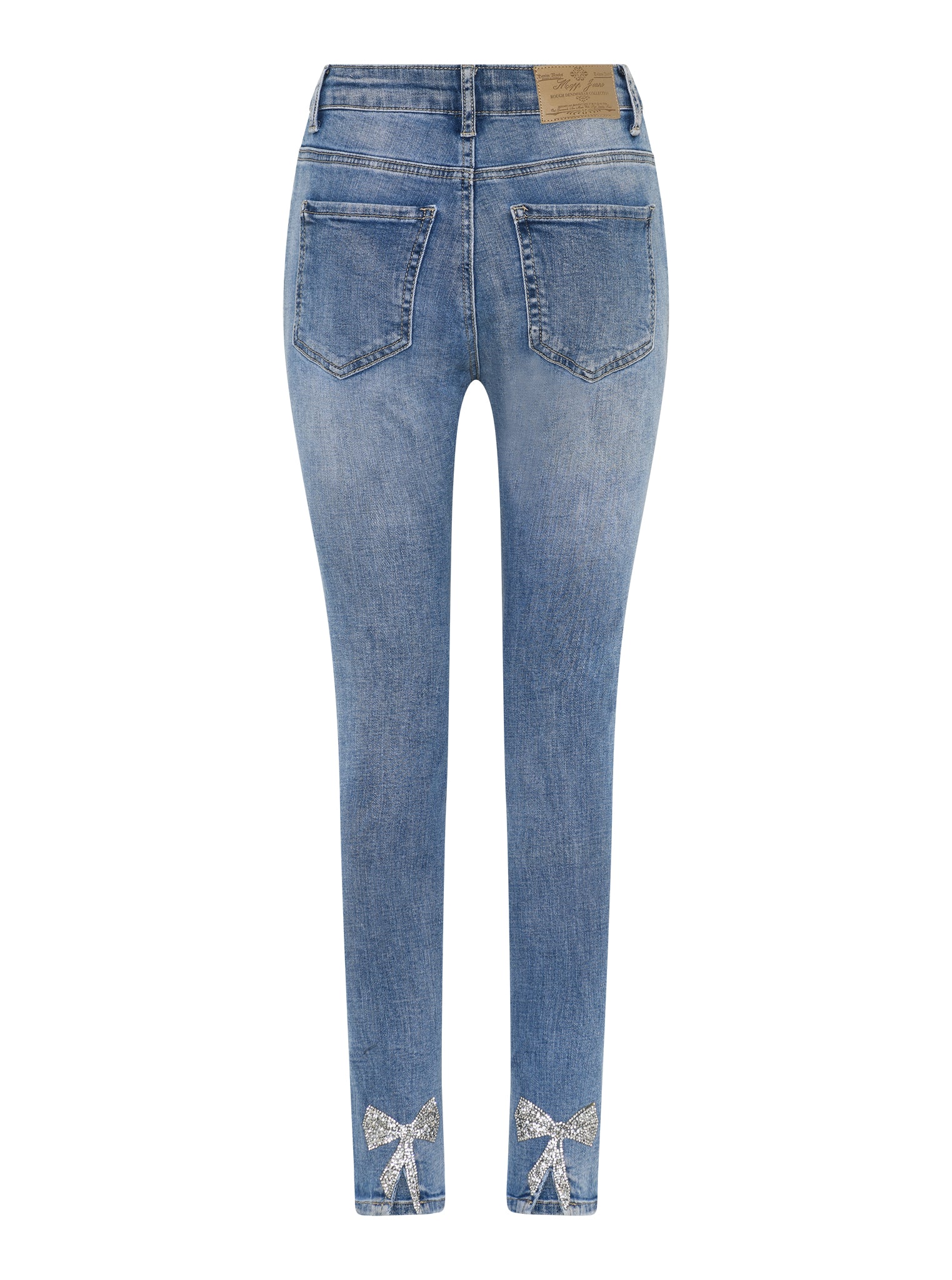 MAPP BOW DIAMOND DENIM JEANS DENIM/TWILL 909699 LT. BLUE USED