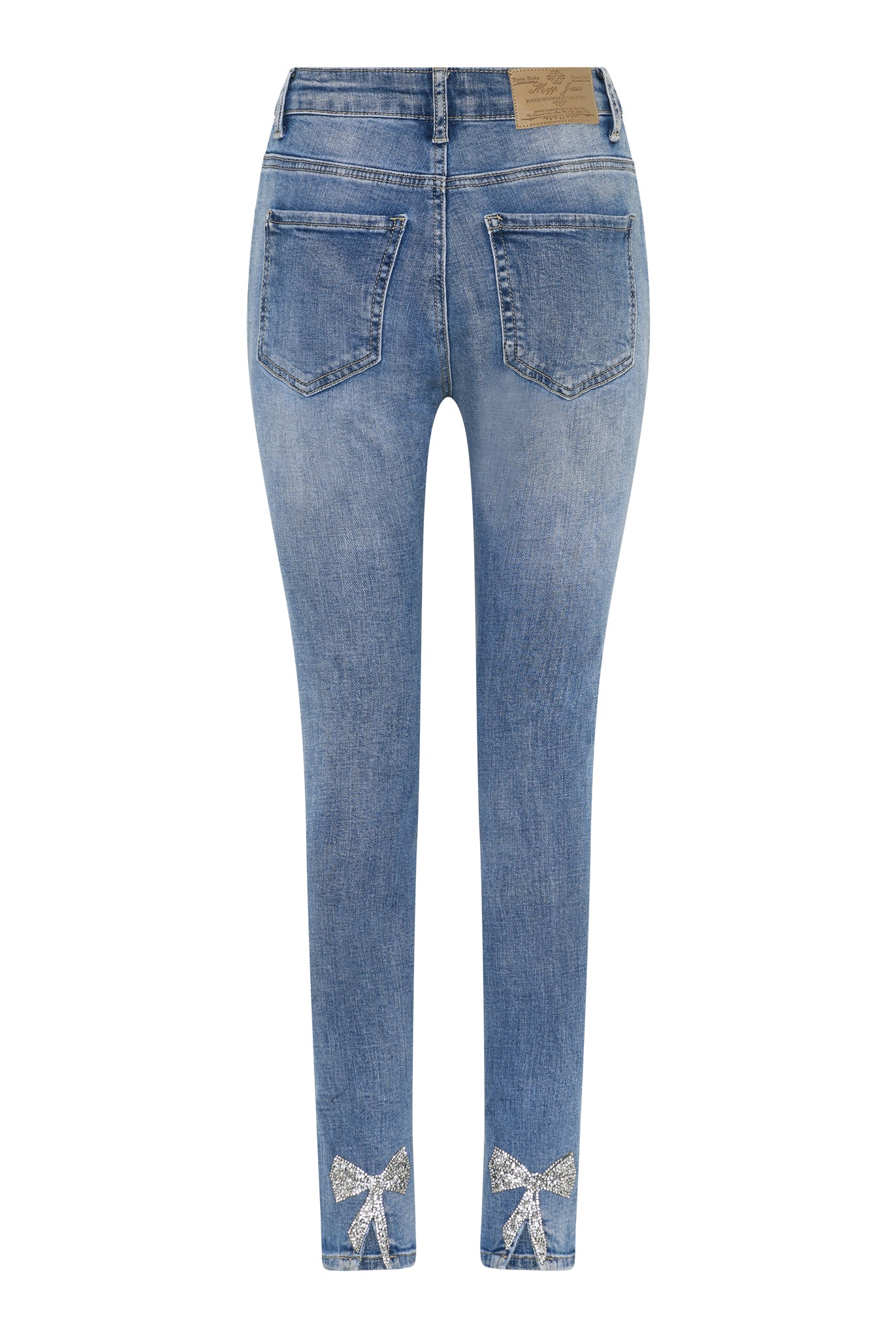 MAPP BOW DIAMOND DENIM JEANS DENIM/TWILL 909699 LT. BLUE USED