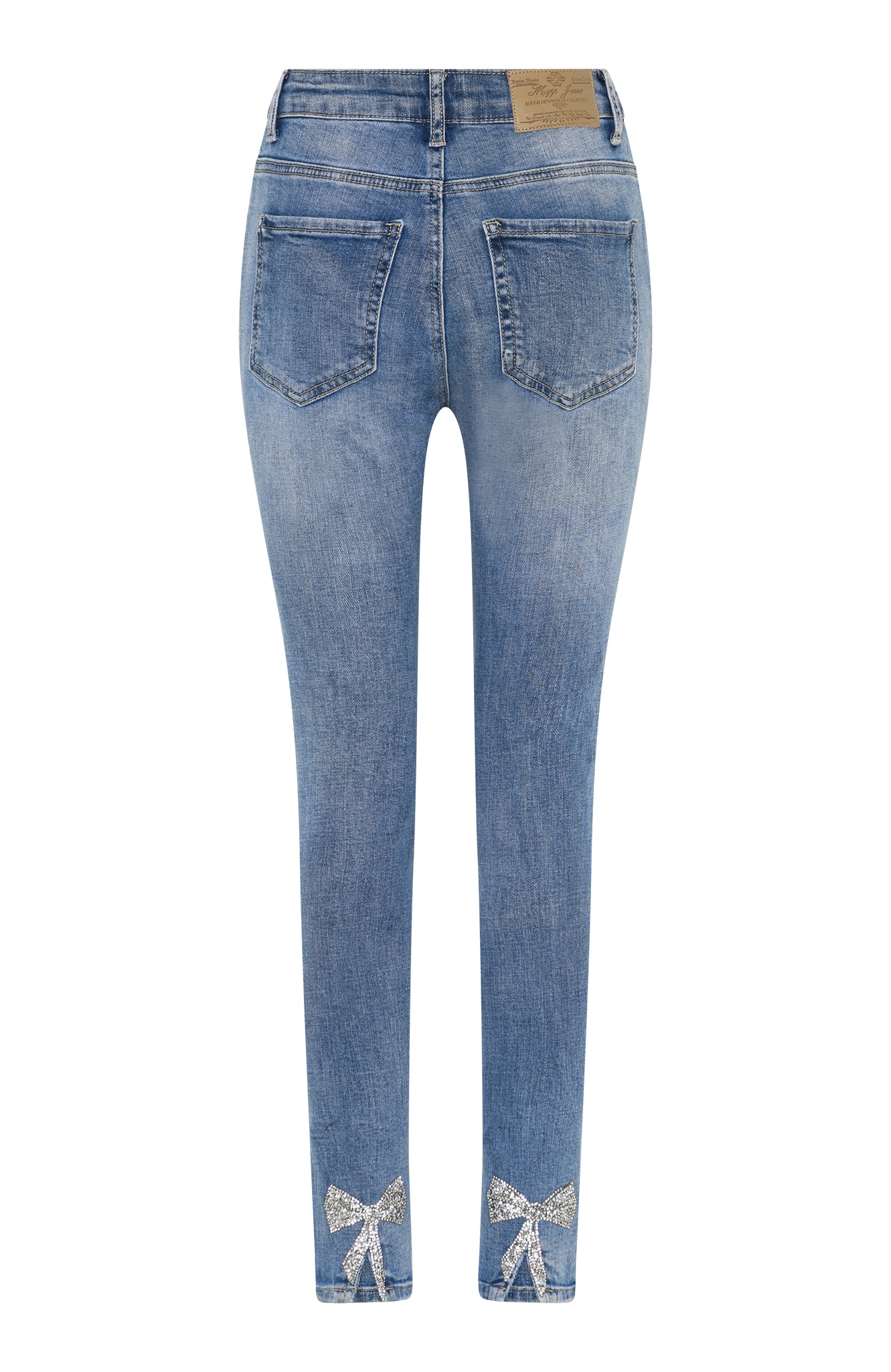 MAPP BOW DIAMOND DENIM JEANS DENIM/TWILL 909699 LT. BLUE USED