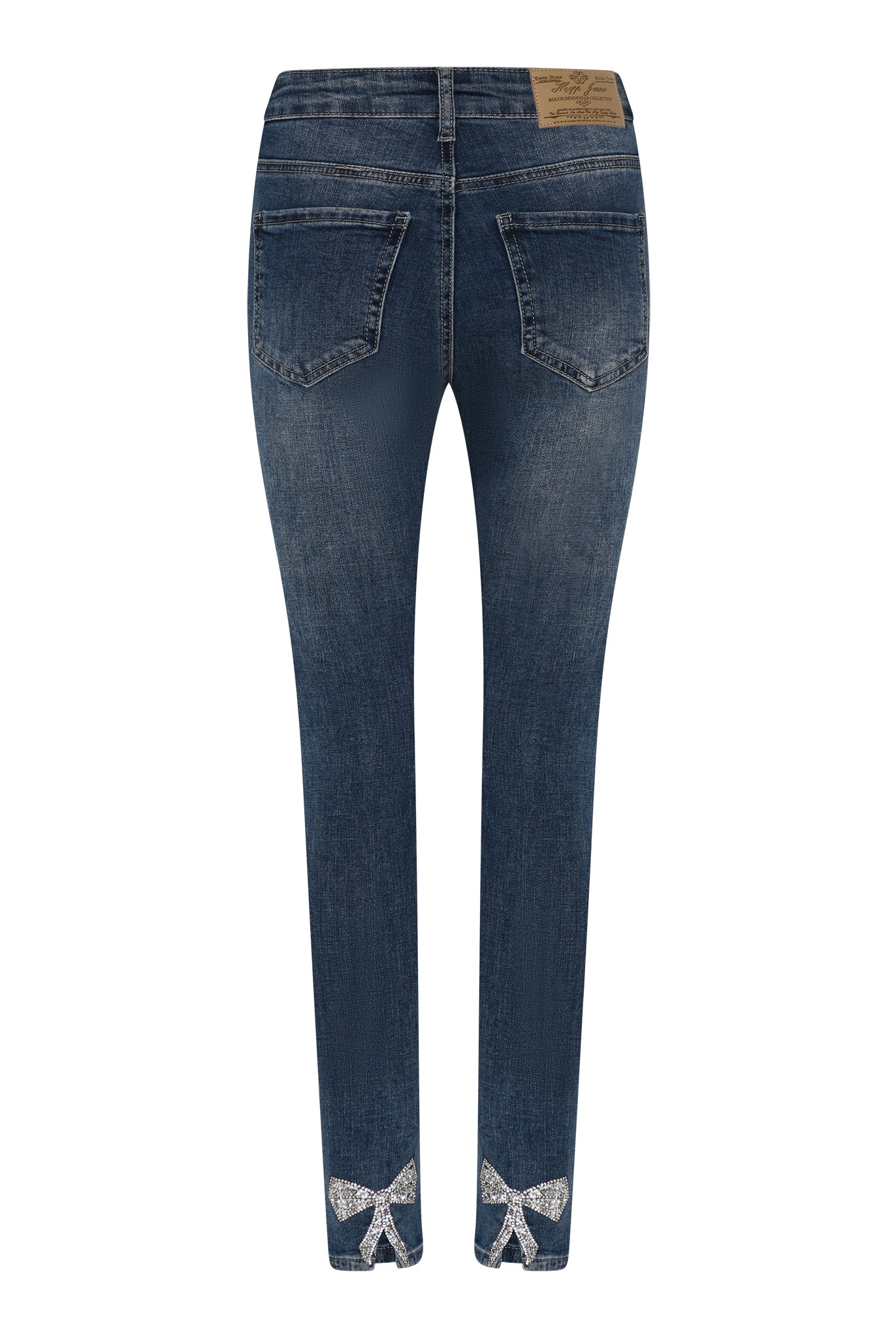 MAPP BOW DIAMOND DENIM JEANS DENIM/TWILL 939699 CLASSIC BLUE USED