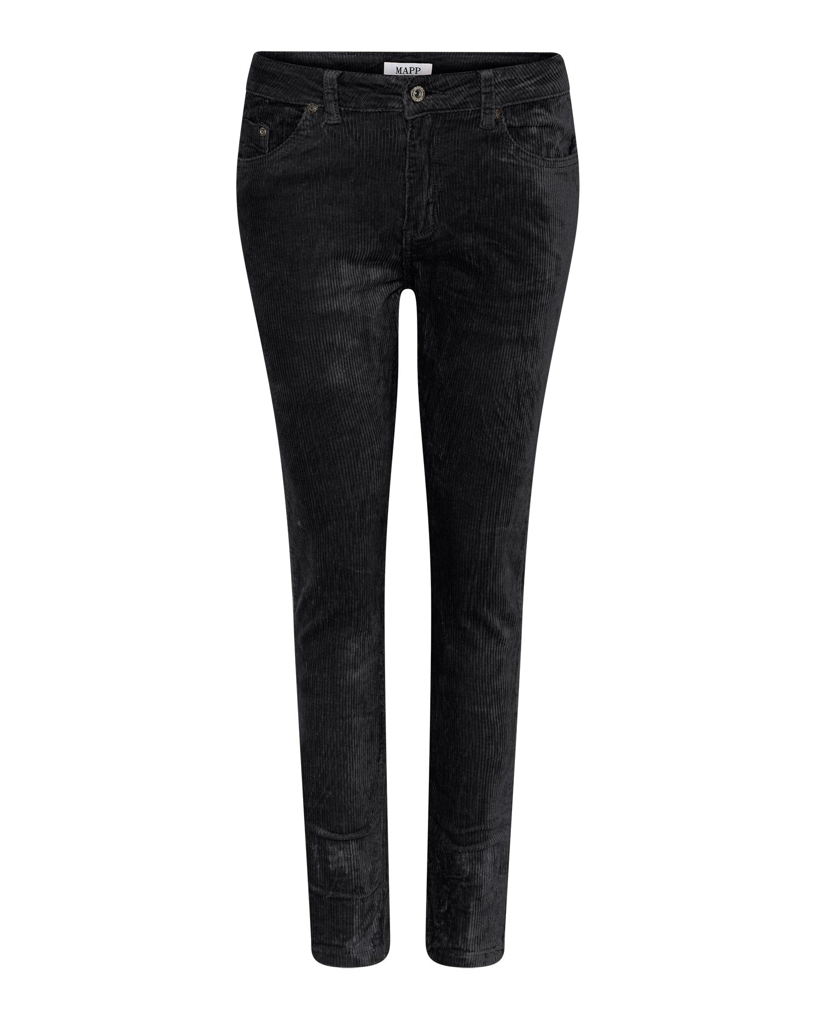 MAPP BOW 16W CORDUROY JEANS CORD/FLØJL 80 BLACK