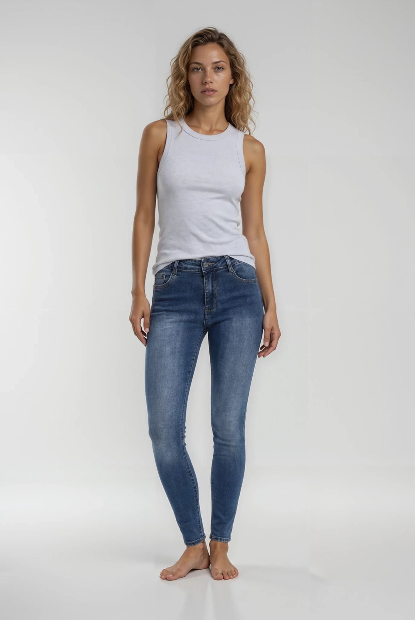 MAPP BOW PEARL DENIM JEANS DENIM/TWILL 9396 DENIM USED