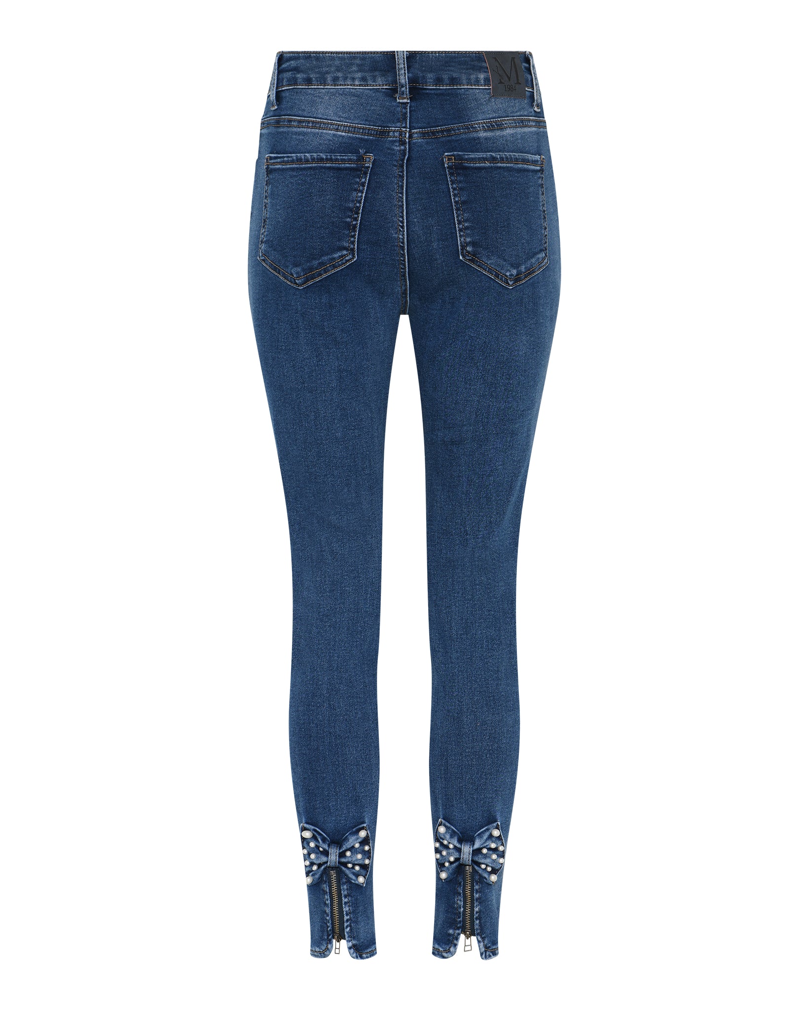 MAPP Bow Pearl Denim Jeans DENIM/TWILL 9396 DENIM USED